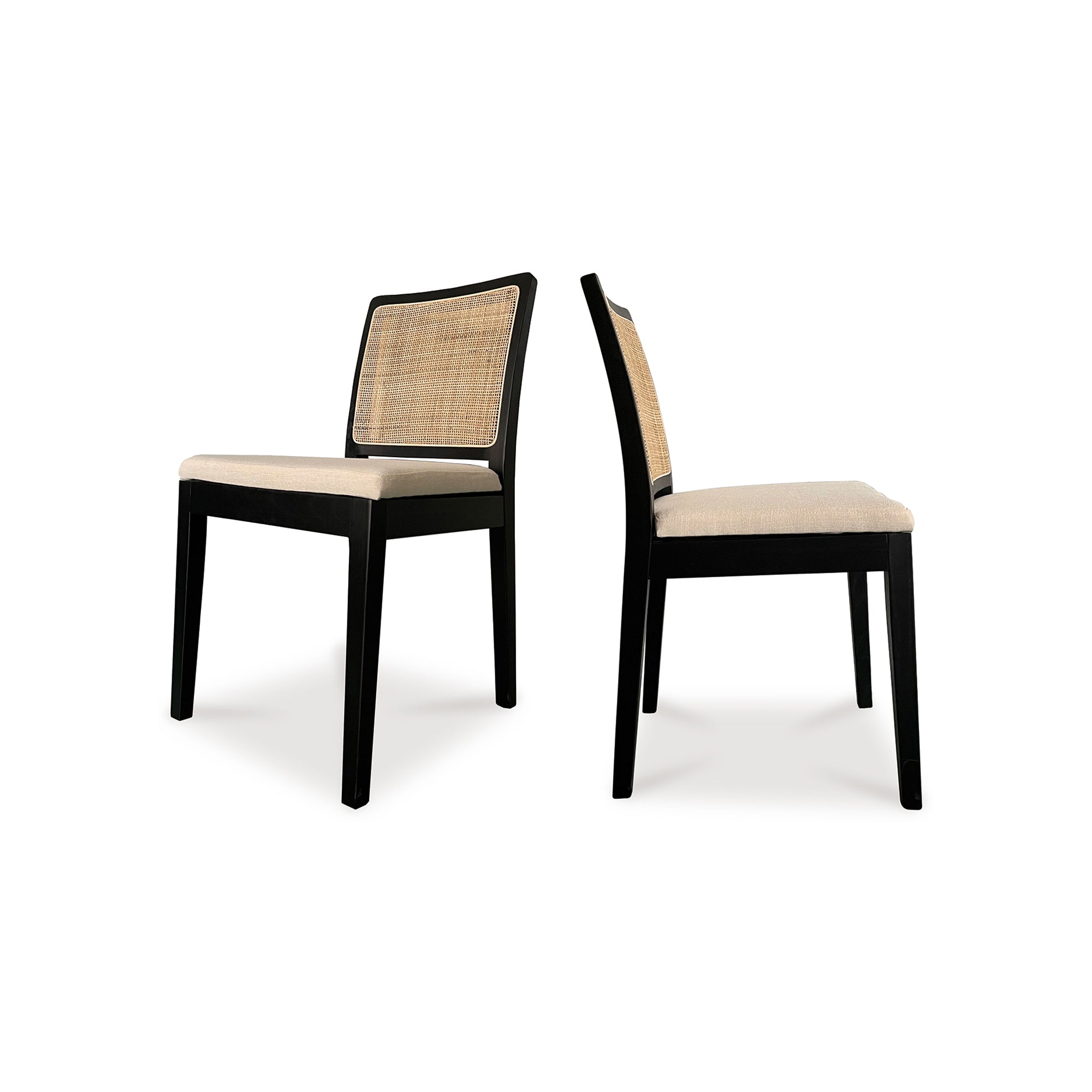 Orville Dining Chair Set of Two BlackDining Chairs Moe's Black   Four Hands, Mid Century Modern Furniture, Old Bones Furniture Company, Old Bones Co, Modern Mid Century, Designer Furniture, Furniture Sale, Warehouse Furniture Sale, Orville Dining Chair Set of Two Sale, https://www.oldbonesco.com/