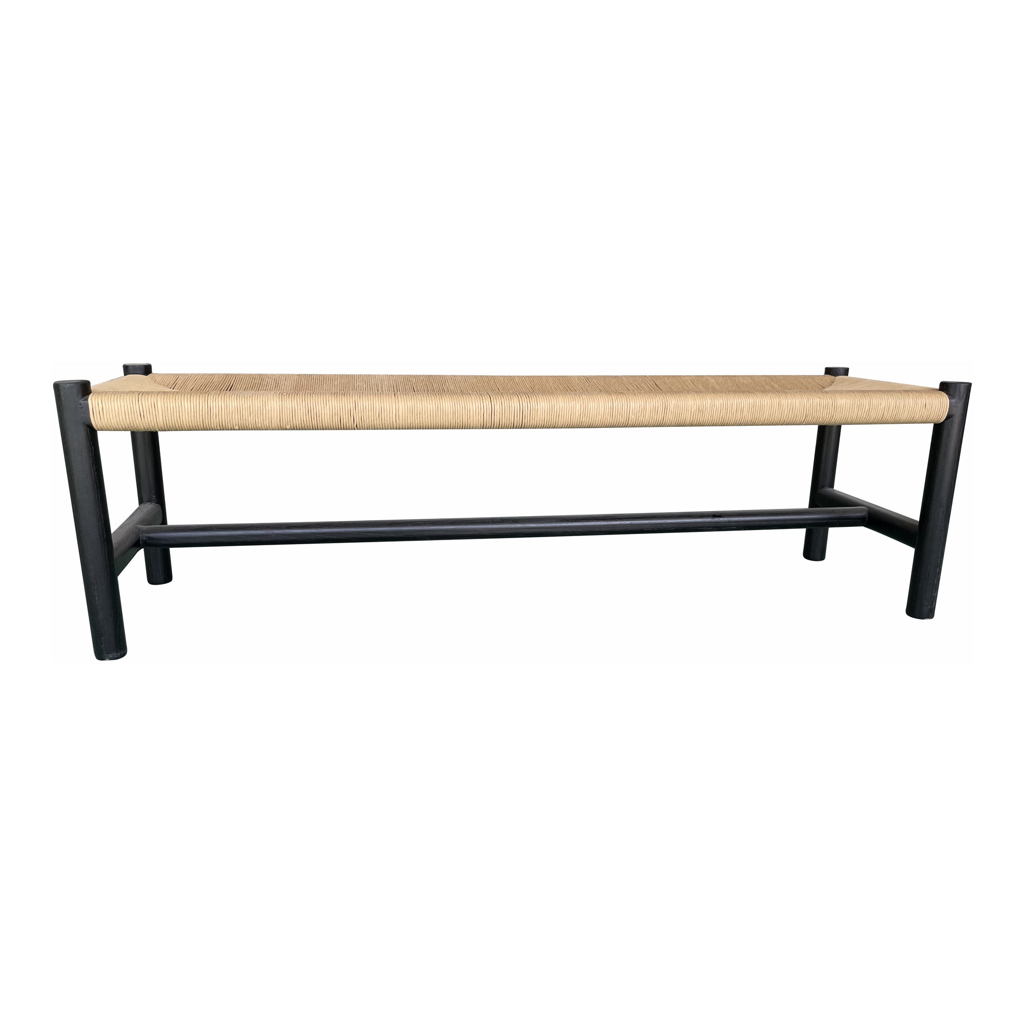 Hawthorn Bench Black / LargeBench Moe's Black Large Four Hands, Mid Century Modern Furniture, Old Bones Furniture Company, Old Bones Co, Modern Mid Century, Designer Furniture, Furniture Sale, Warehouse Furniture Sale, Hawthorn Bench Sale, https://www.oldbonesco.com/