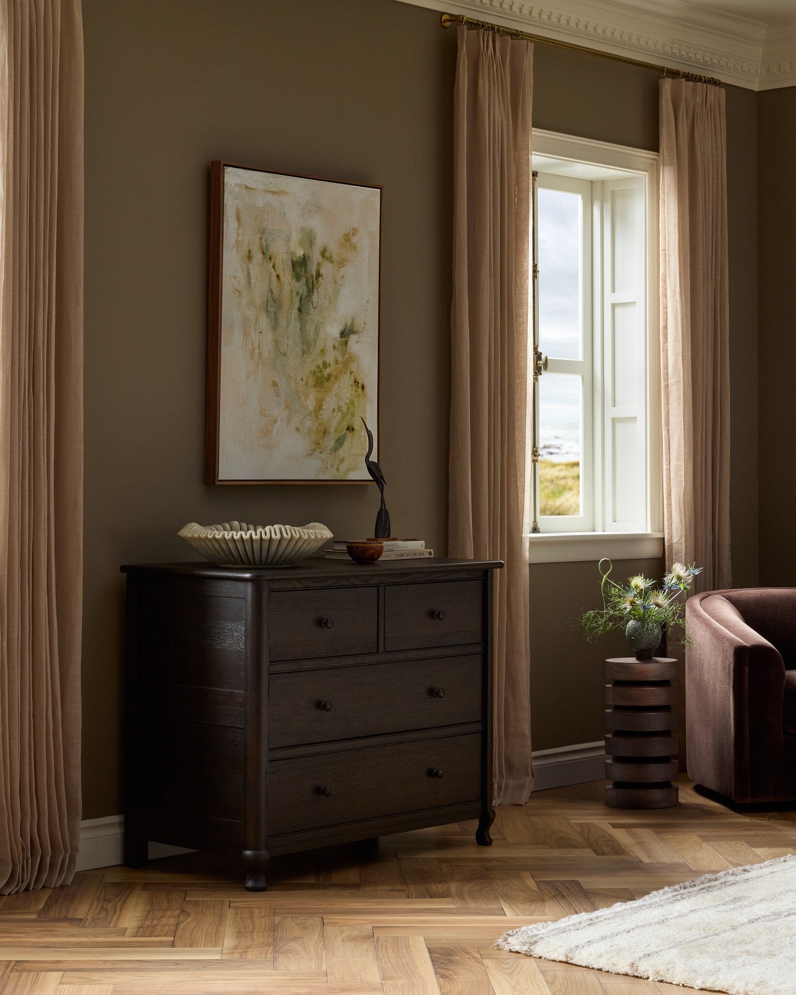 Jett End Table - Rustic Mango