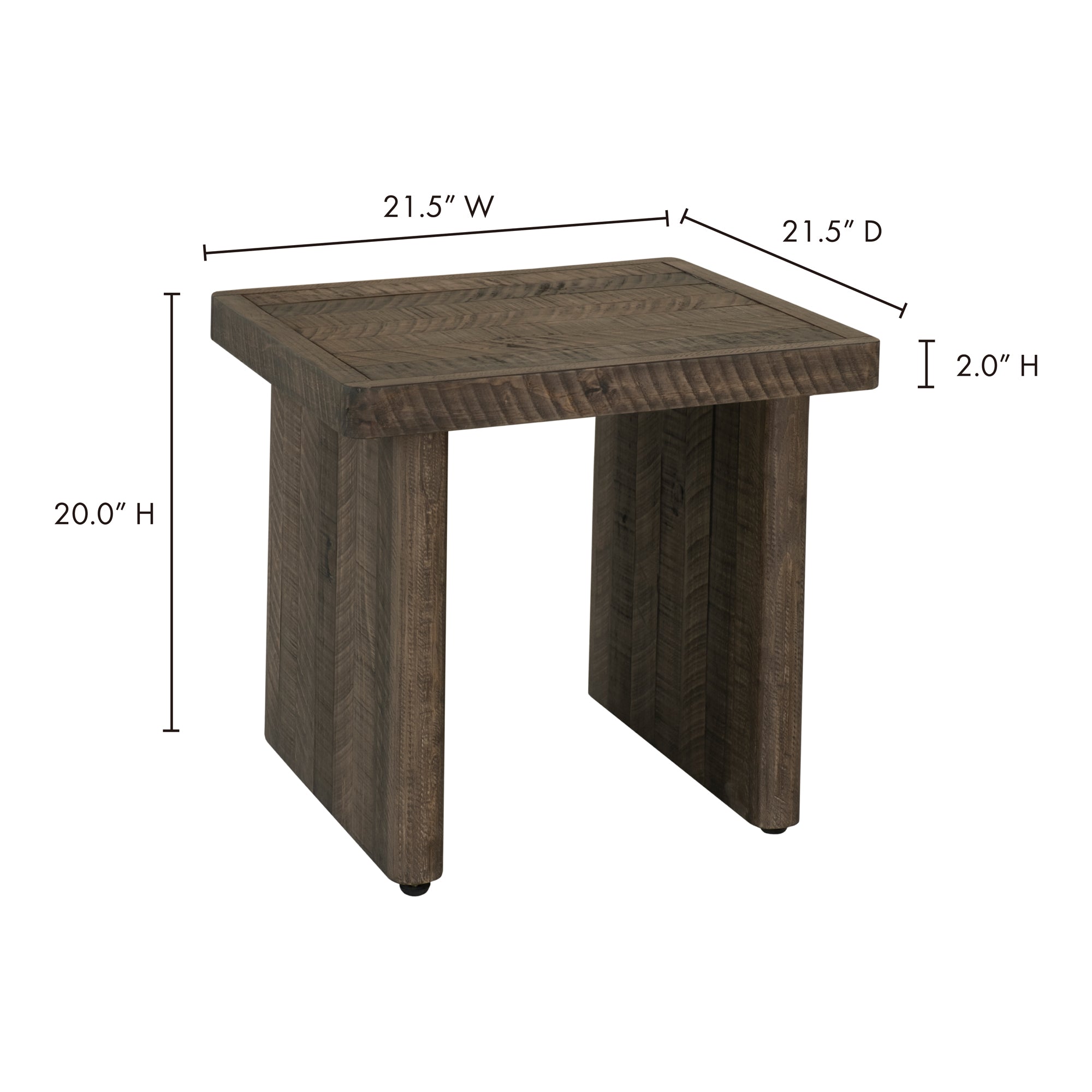 Monterey End Table Light Grey Table Moe's    Four Hands, Mid Century Modern Furniture, Old Bones Furniture Company, Old Bones Co, Modern Mid Century, Designer Furniture, Furniture Sale, Warehouse Furniture Sale, Monterey End Table Light Grey Sale, https://www.oldbonesco.com/