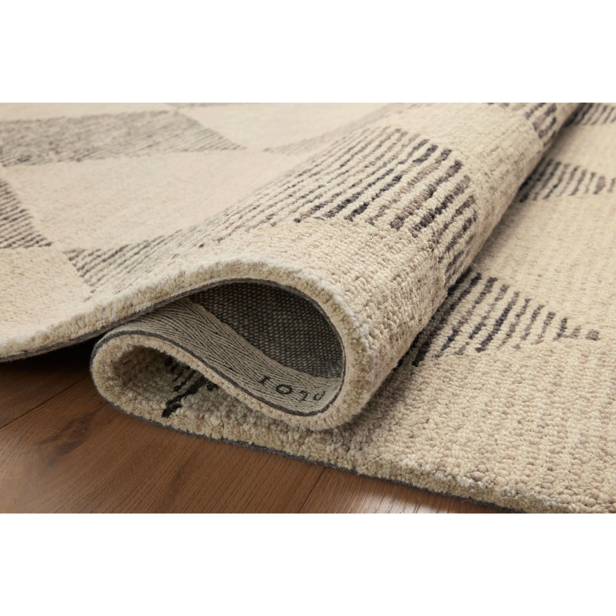 Chris Loves Julia x Loloi Francis Beige/Charcoal Rug
