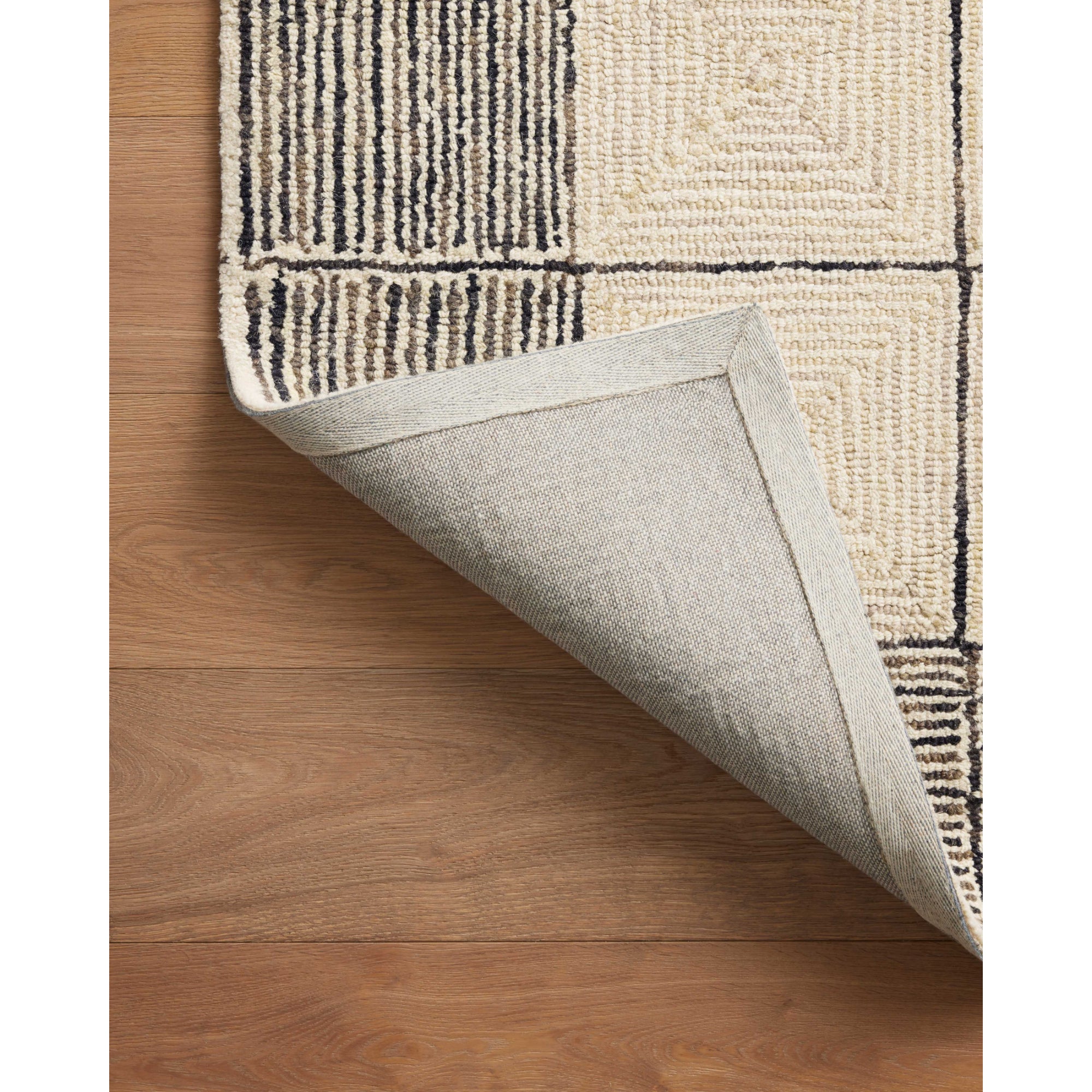 Chris Loves Julia x Loloi Francis Cream/Black Rug