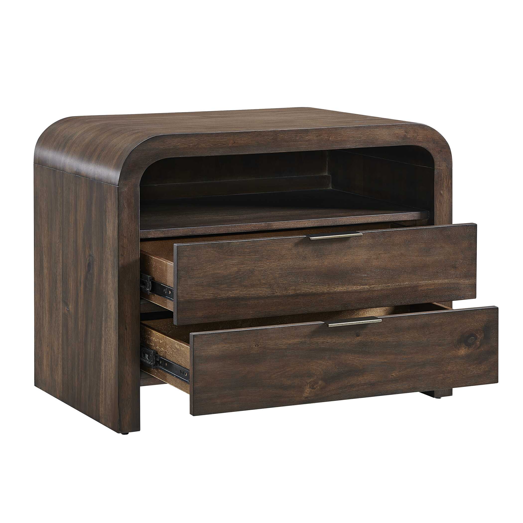 Uttermost Decatur Dark Walnut Side Table