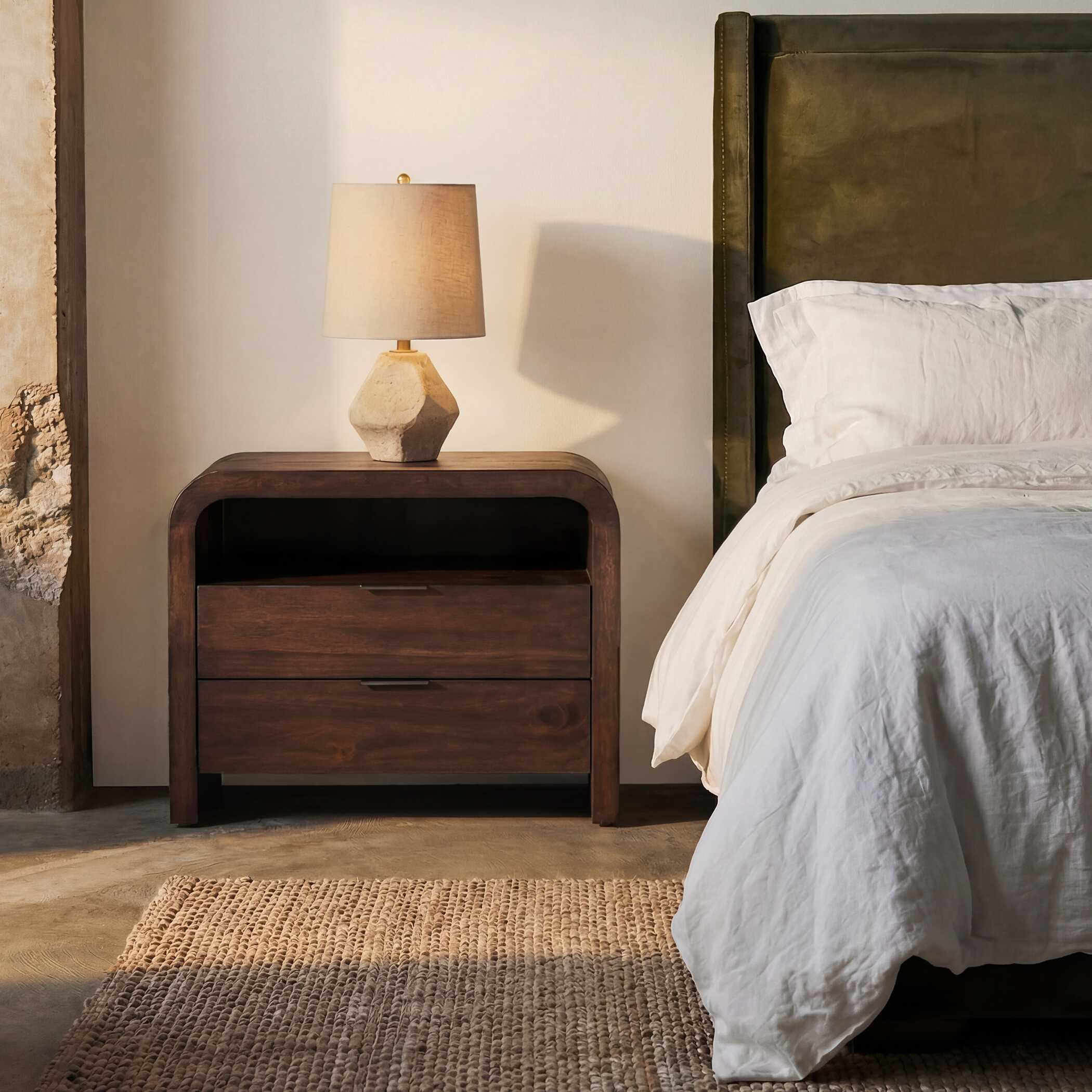 Uttermost Decatur Dark Walnut Side Table