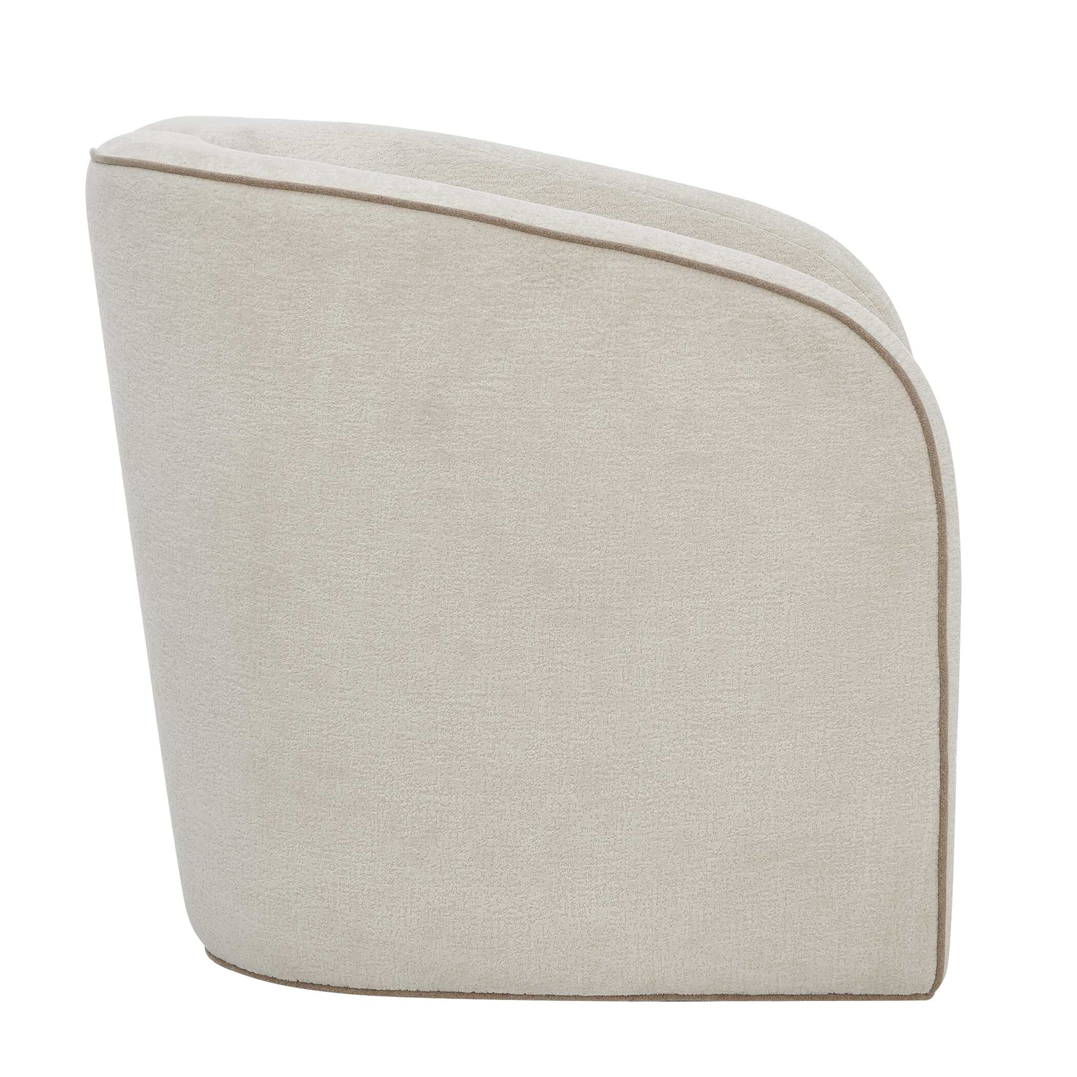 Uttermost Vega Ecru Swivel Chair