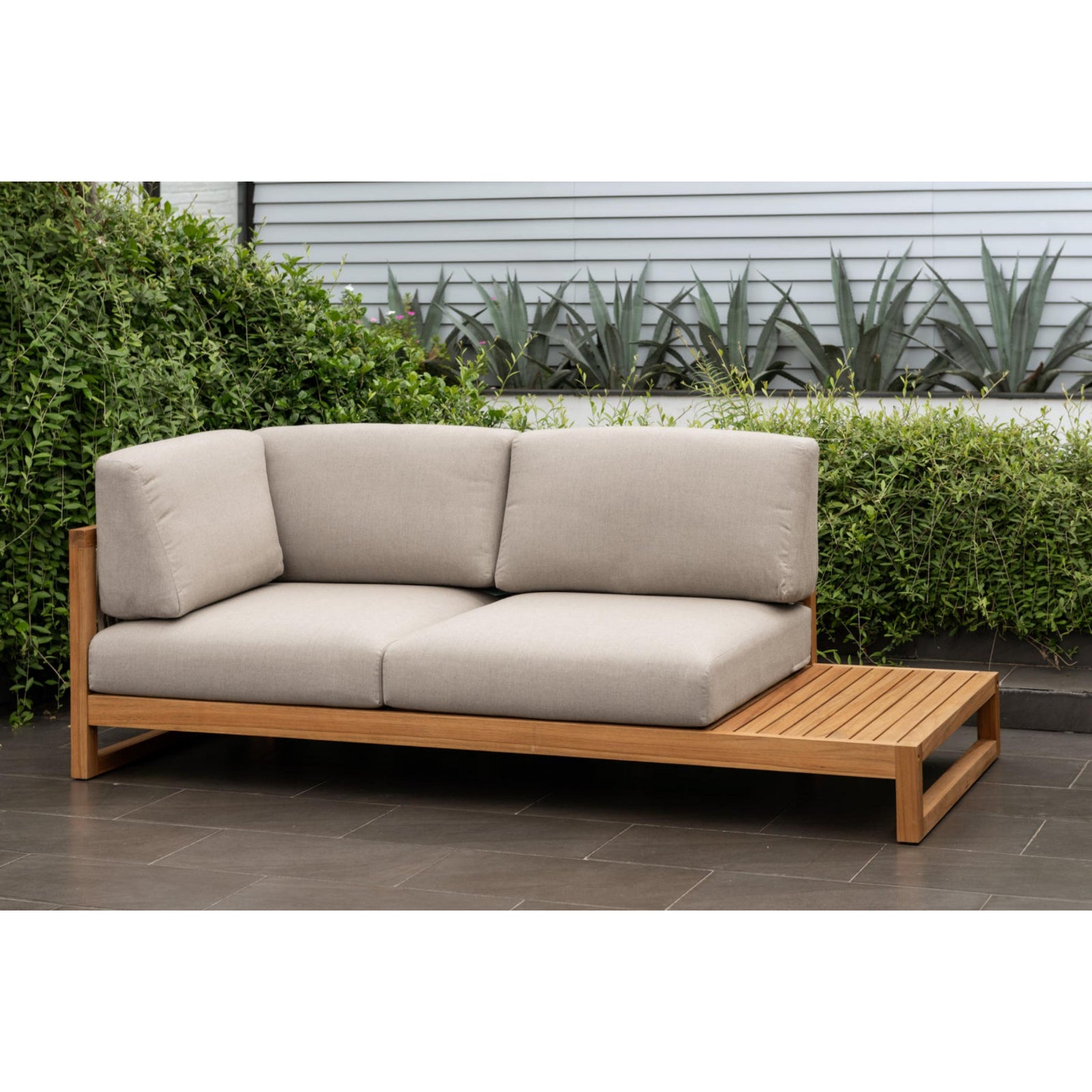 Fuegi Sectional 2 Seater Sofa with Coffee Table