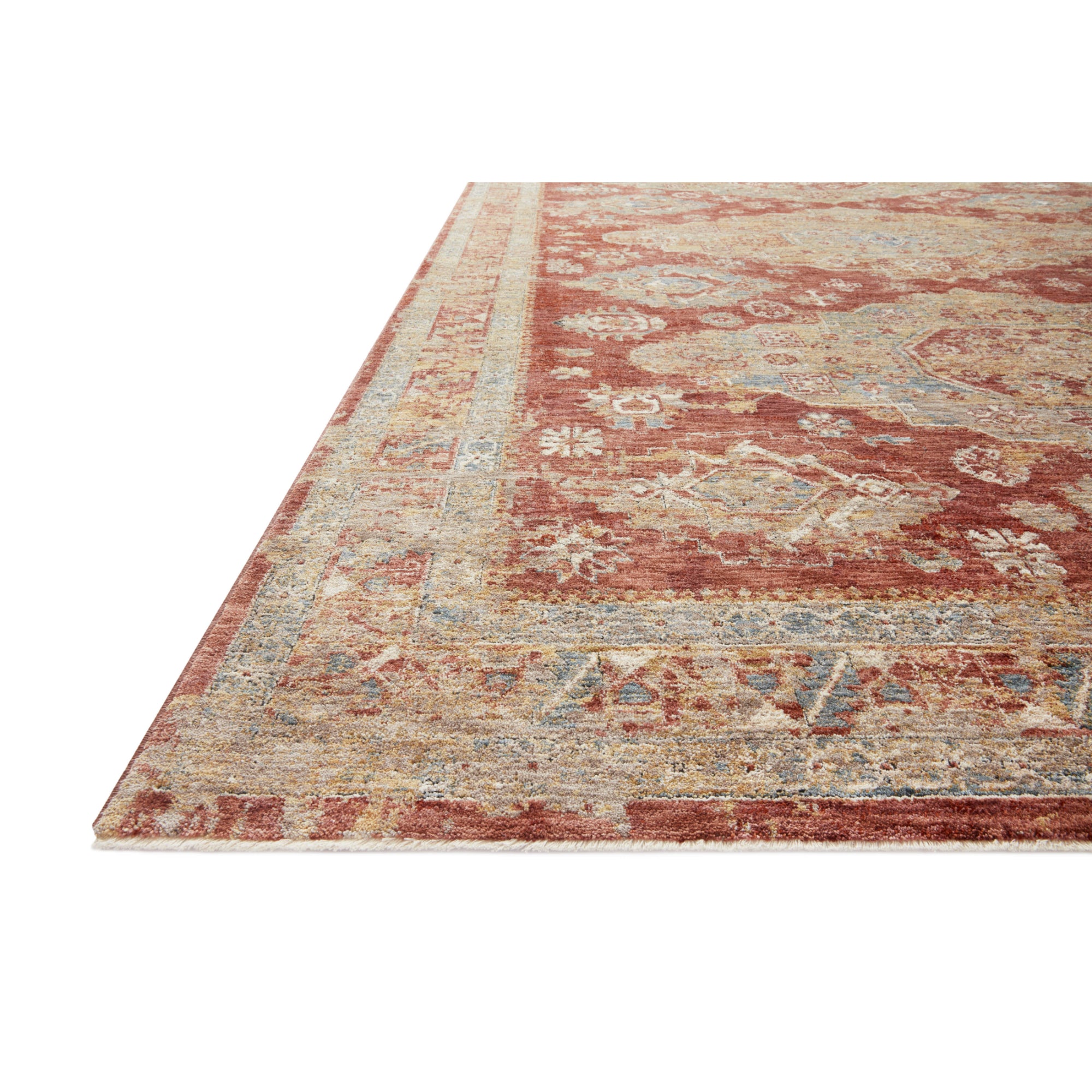 Loloi Gaia GAA-02 Gold/Brick Rug