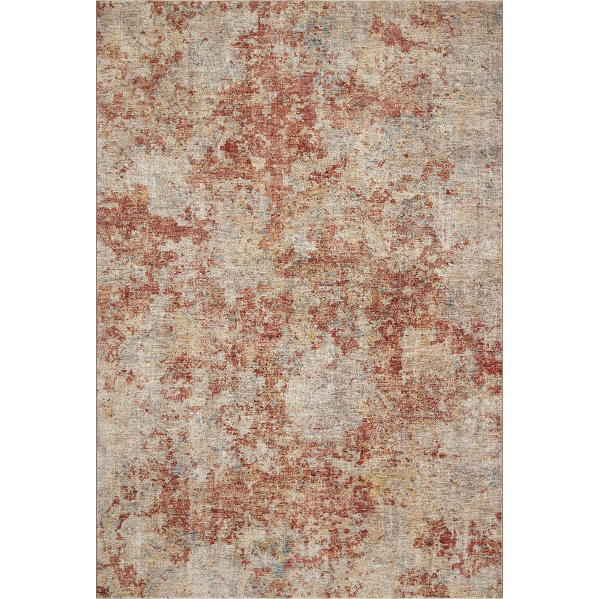 Loloi Gaia Taupe/Brick Rug