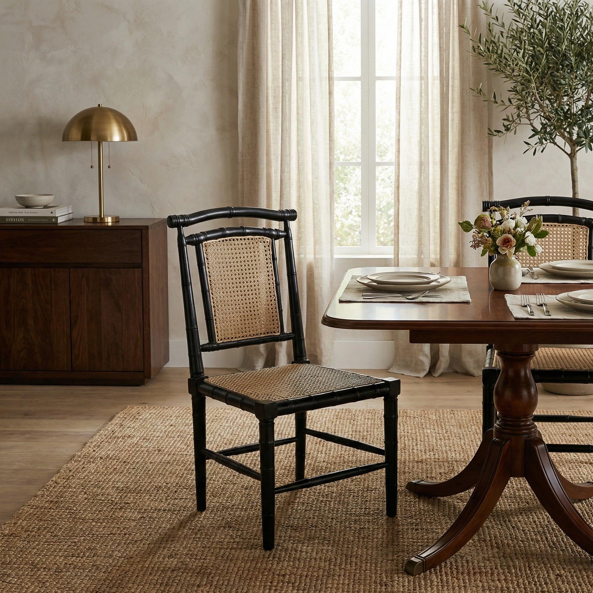 Colonial Bamboo Side Chair