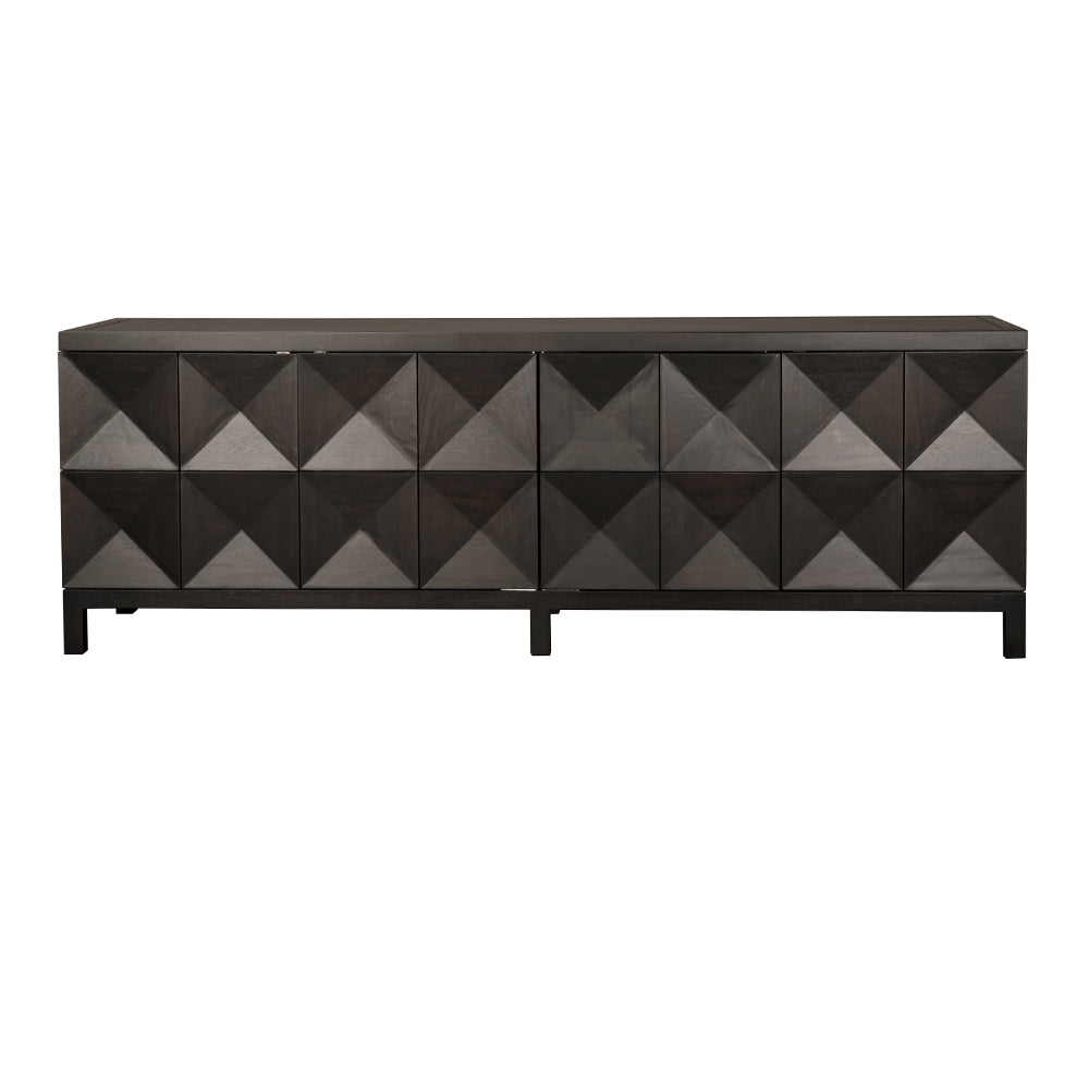 Quadrant 4 Door Sideboard - Ebony