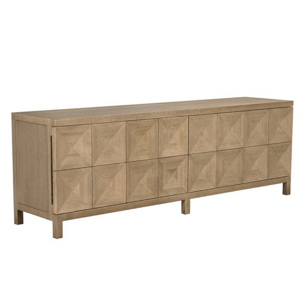 Quadrant 4 Door Sideboard - Washed Walnut