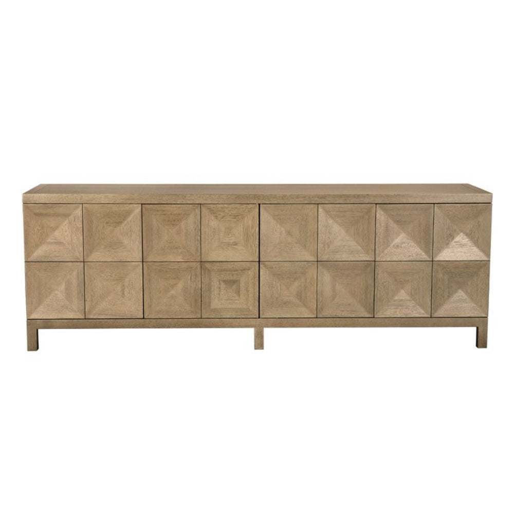 Quadrant 4 Door Sideboard - Washed Walnut