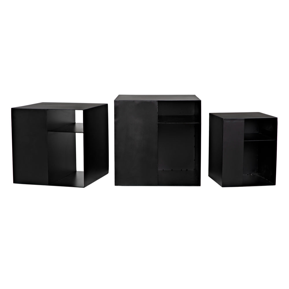 Gropius Cubes by Noir – Side & End Tables, Side view