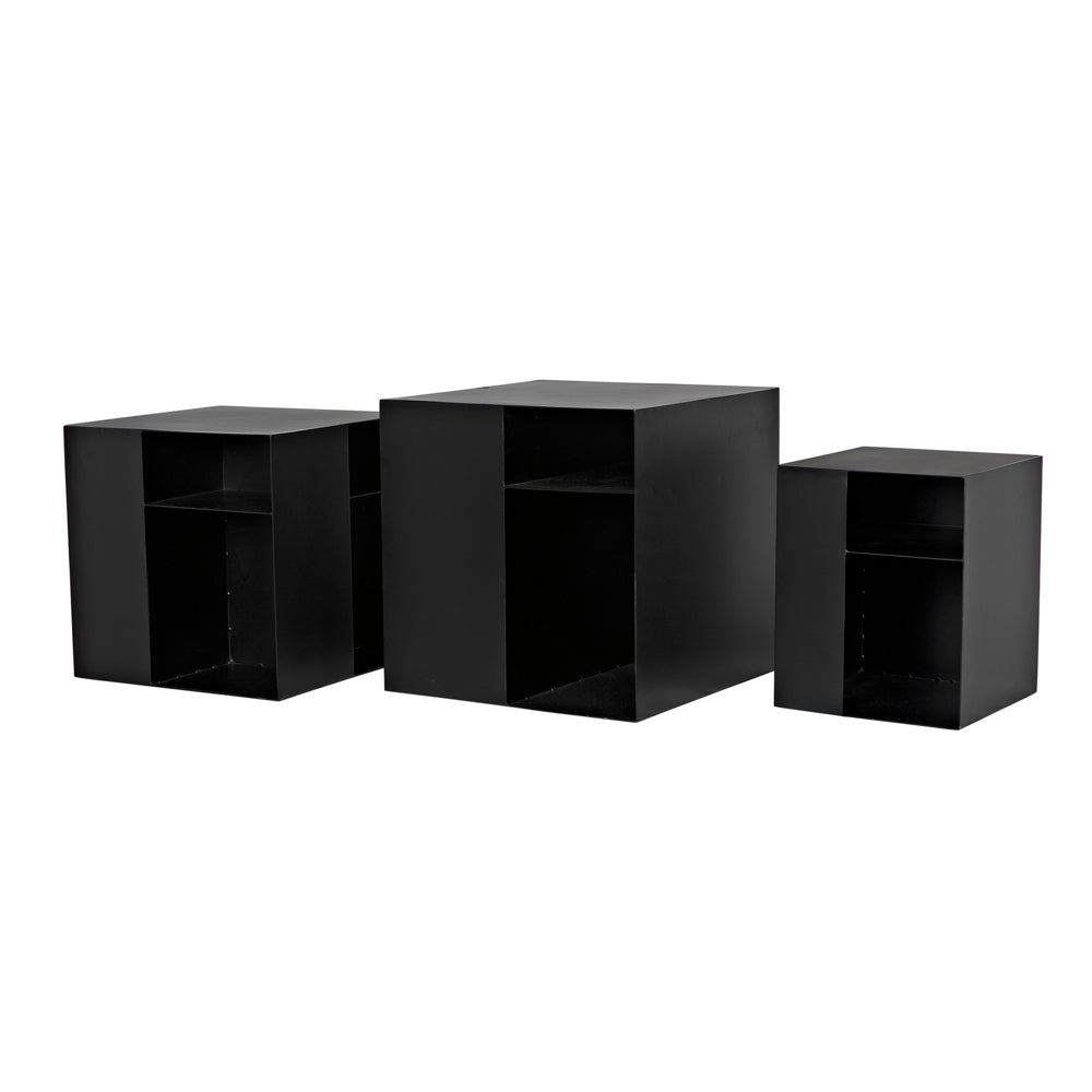 Gropius Cubes by Noir – Side & End Tables, Side view