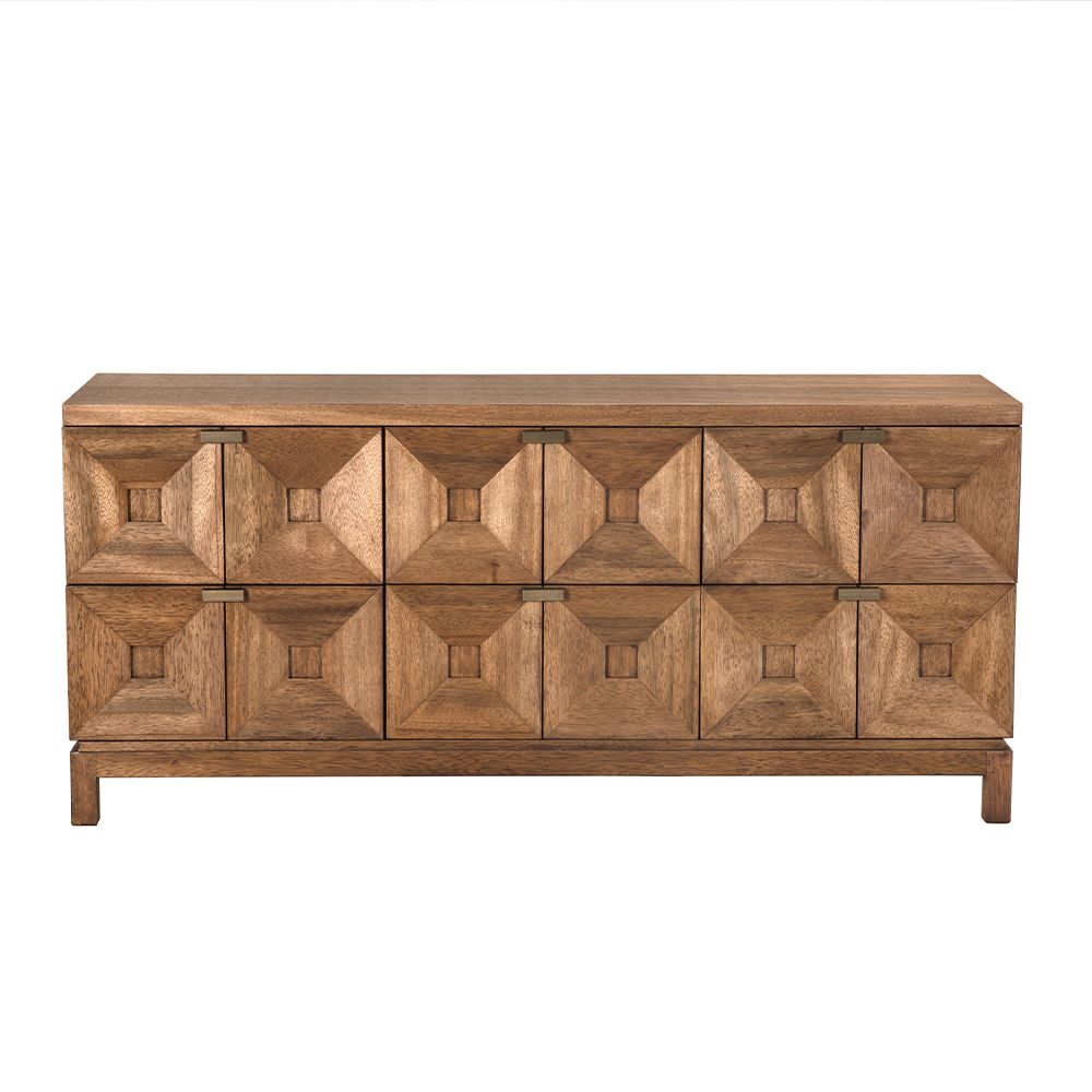 Musashi 6 Drawer Cabinet - Dark Walnut