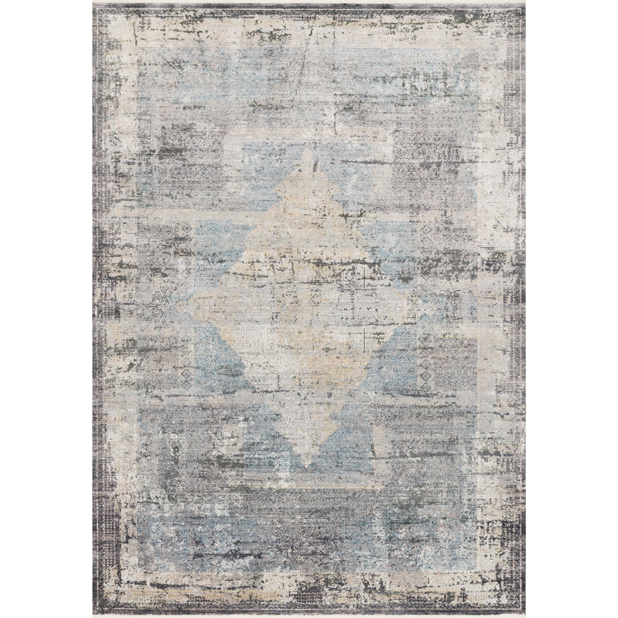 Loloi Gemma Charcoal/Multi Rug