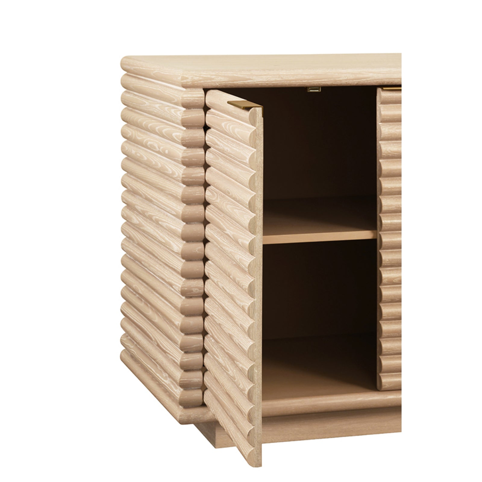 Giovanni Four Door Large Horizontal Reed Buffet