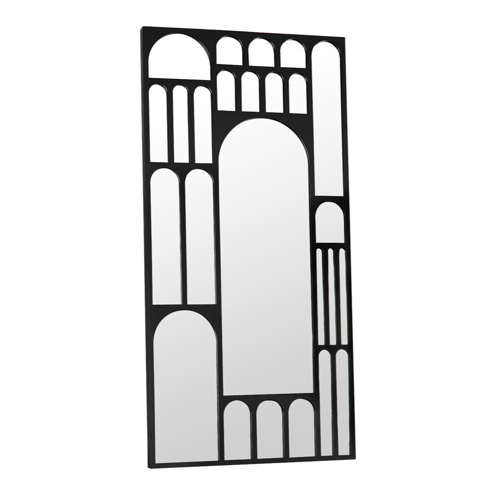 Doorway Mirror - Black Steel