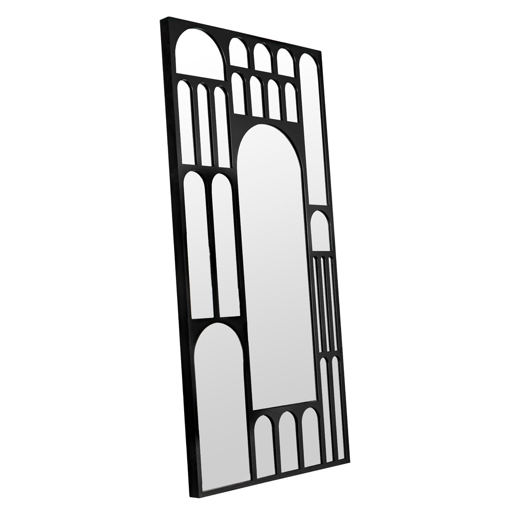 Doorway Mirror - Black Steel