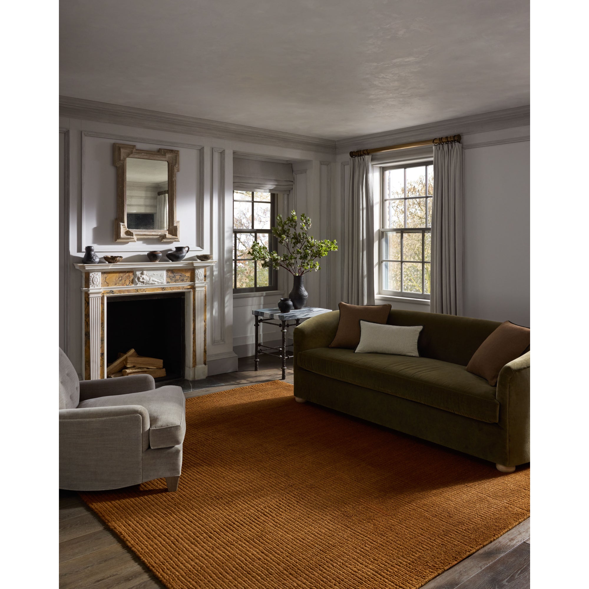 Jeremiah Brent x Loloi Greenwich Gold Rug