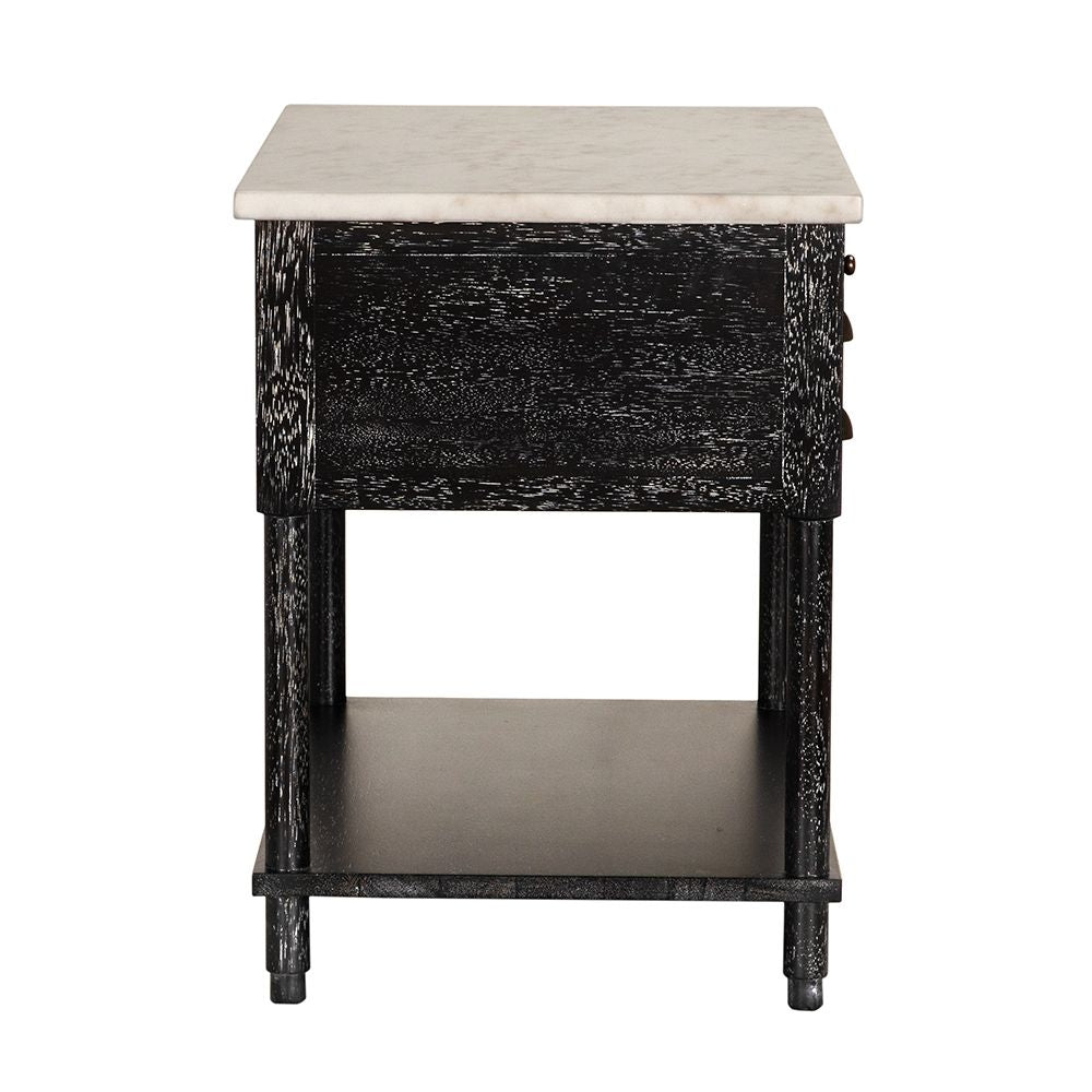 Artemio Side Table with Marble Top