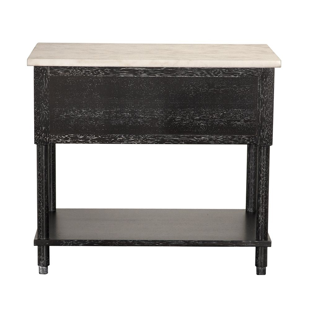 Artemio Side Table with Marble Top