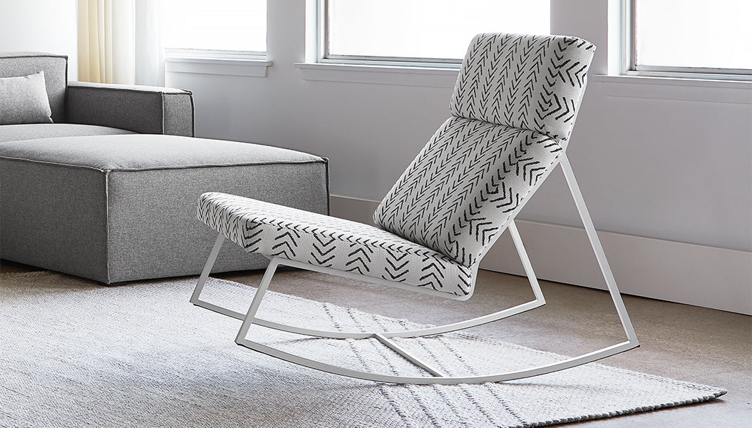 GT Rocker Lounge Chair Gus* Four Hands, Mid Century Modern Furniture, Old Bones Furniture Company, Old Bones Co, Modern Mid Century, Designer Furniture, https://www.oldbonesco.com/
