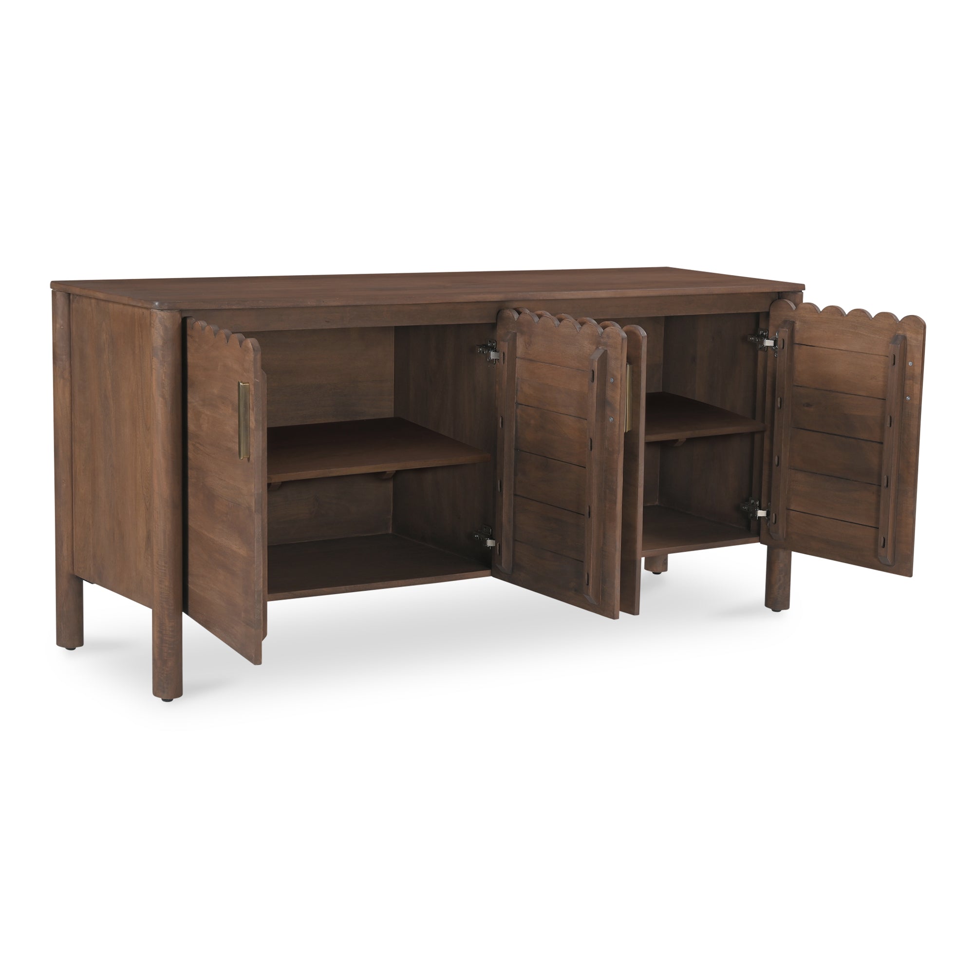 Wiley 4 Door Sideboard Sideboard Moe's    Four Hands, Mid Century Modern Furniture, Old Bones Furniture Company, Old Bones Co, Modern Mid Century, Designer Furniture, Furniture Sale, Warehouse Furniture Sale, Wiley 4 Door Sideboard Sale, https://www.oldbonesco.com/