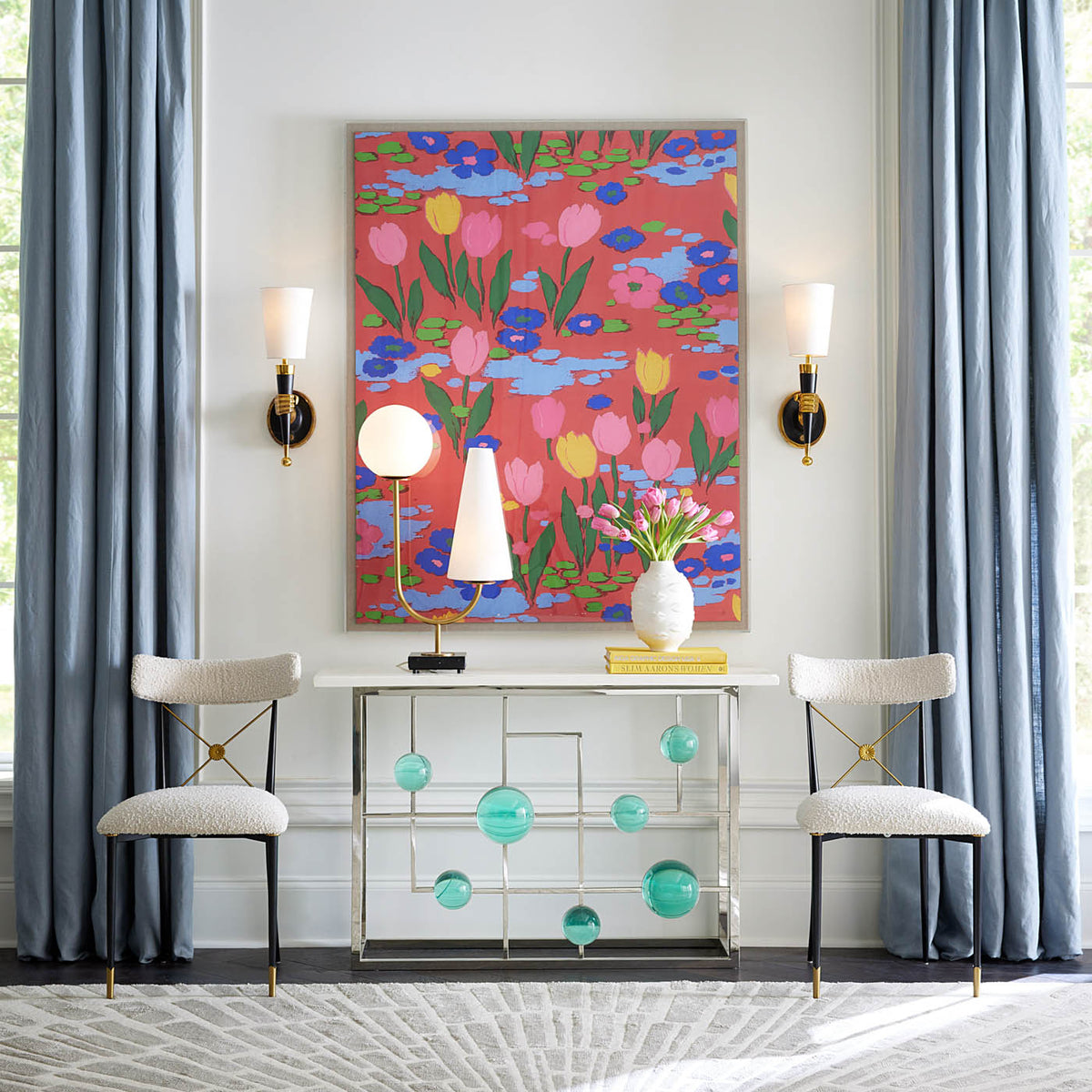 Globo Fretwork Console Table
