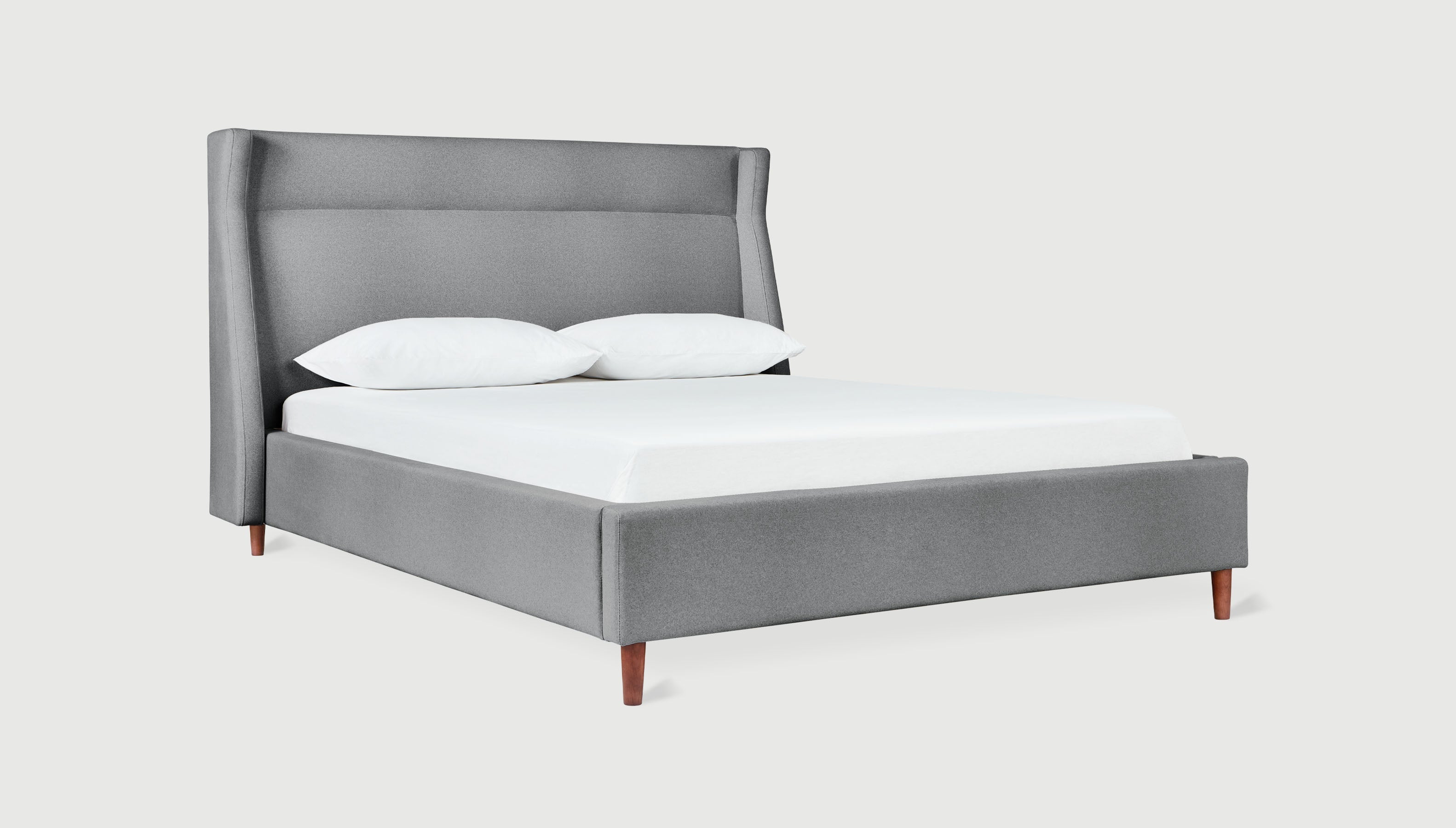 Carmichael Bed Merino Dapple / KingBed Gus* Merino Dapple King Four Hands, Mid Century Modern Furniture, Old Bones Furniture Company, Old Bones Co, Modern Mid Century, Designer Furniture, https://www.oldbonesco.com/