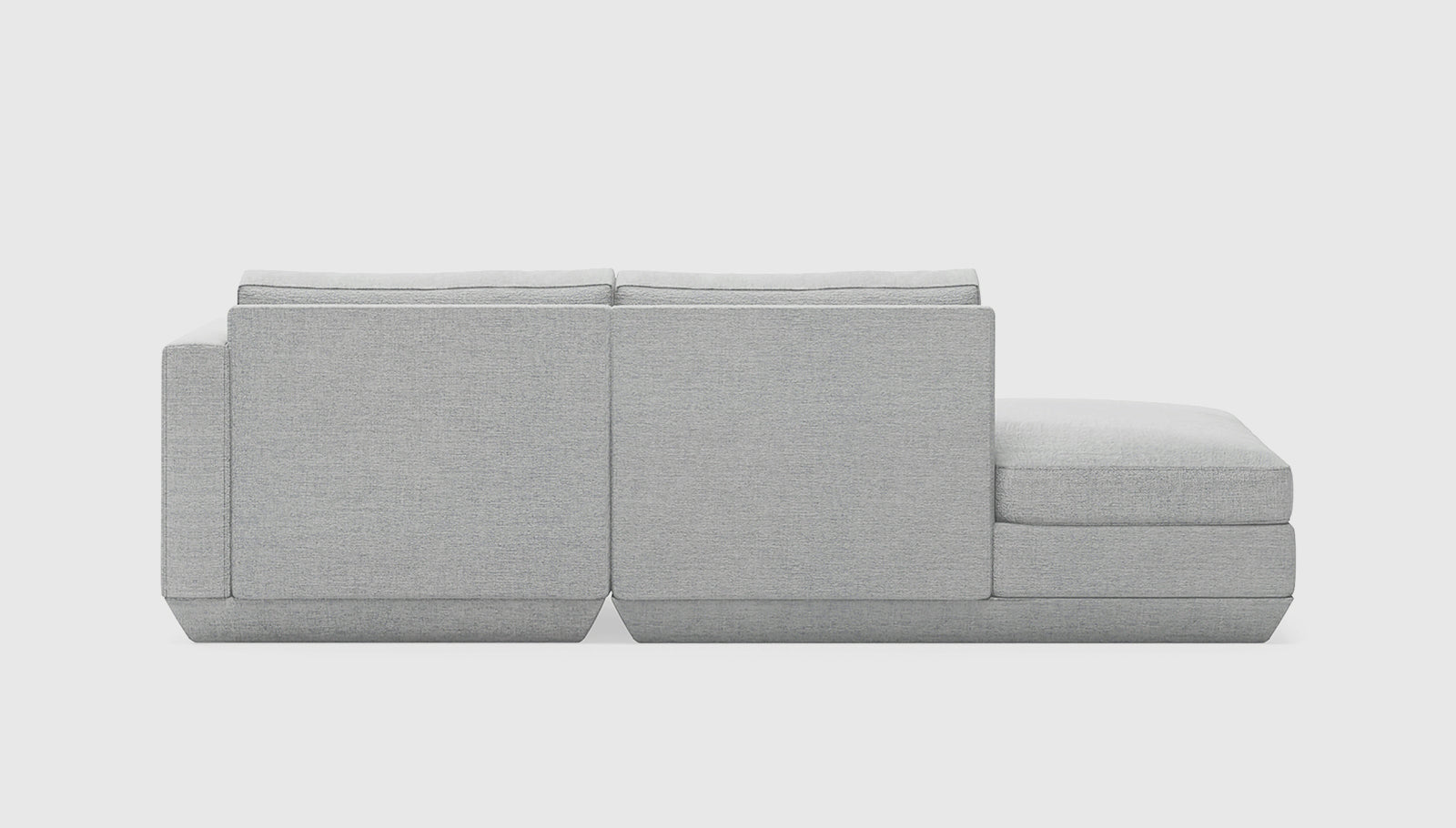 Podium Modular 2PC Lounge Lounge Sofa Gus* Four Hands, Mid Century Modern Furniture, Old Bones Furniture Company, Old Bones Co, Modern Mid Century, Designer Furniture, https://www.oldbonesco.com/