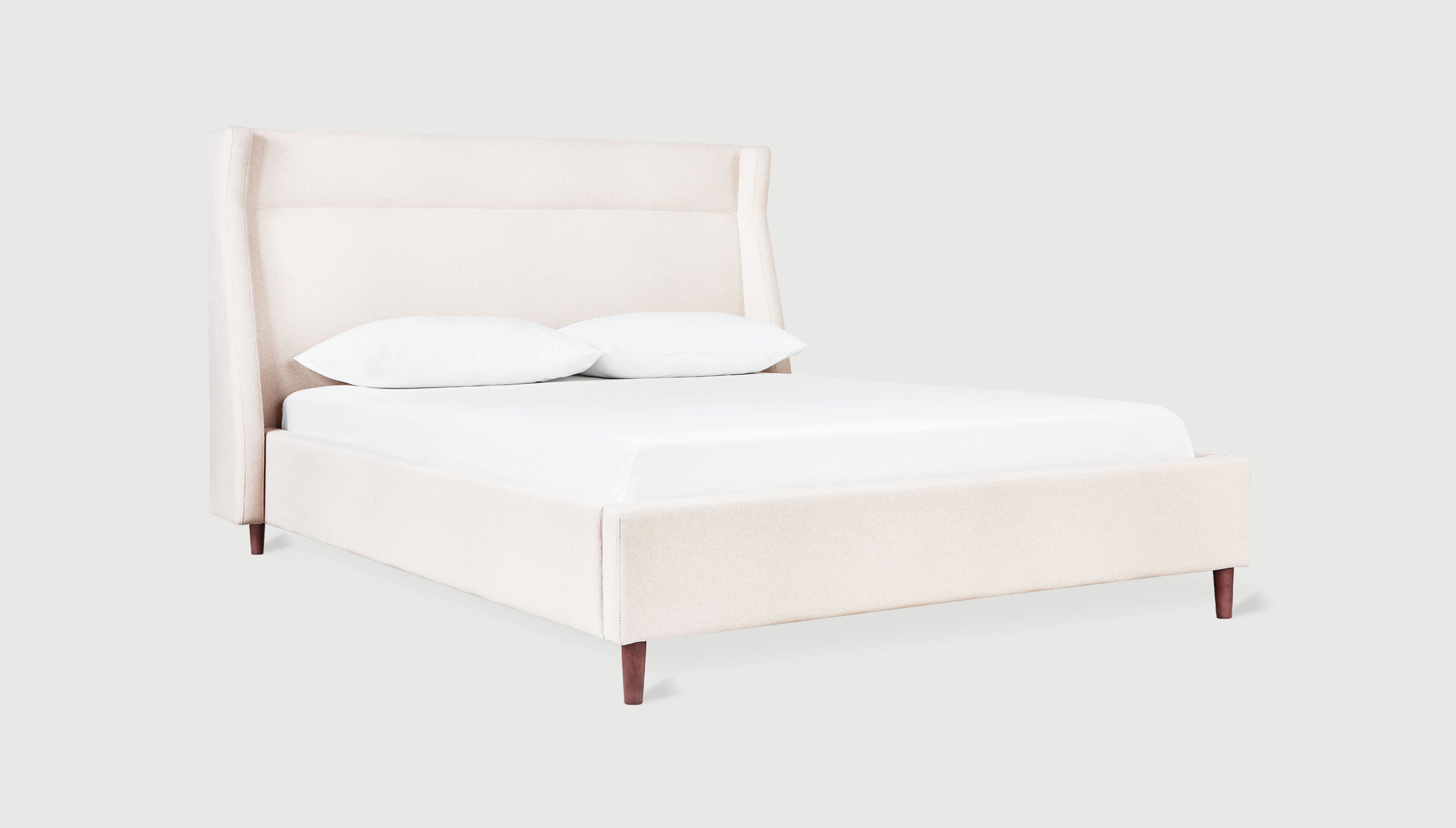 Carmichael Bed Merino Cream / KingBed Gus* Merino Cream King Four Hands, Mid Century Modern Furniture, Old Bones Furniture Company, Old Bones Co, Modern Mid Century, Designer Furniture, https://www.oldbonesco.com/
