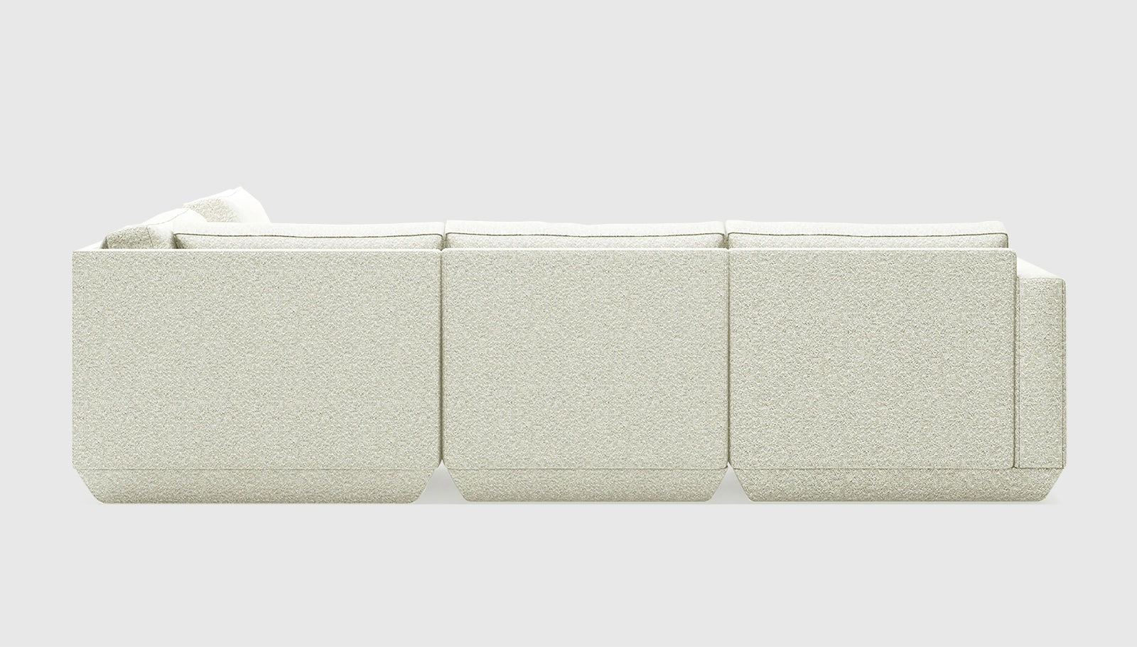 Podium Modular 5PC Corner Sectional Sectionals Gus* Four Hands, Mid Century Modern Furniture, Old Bones Furniture Company, Old Bones Co, Modern Mid Century, Designer Furniture, https://www.oldbonesco.com/