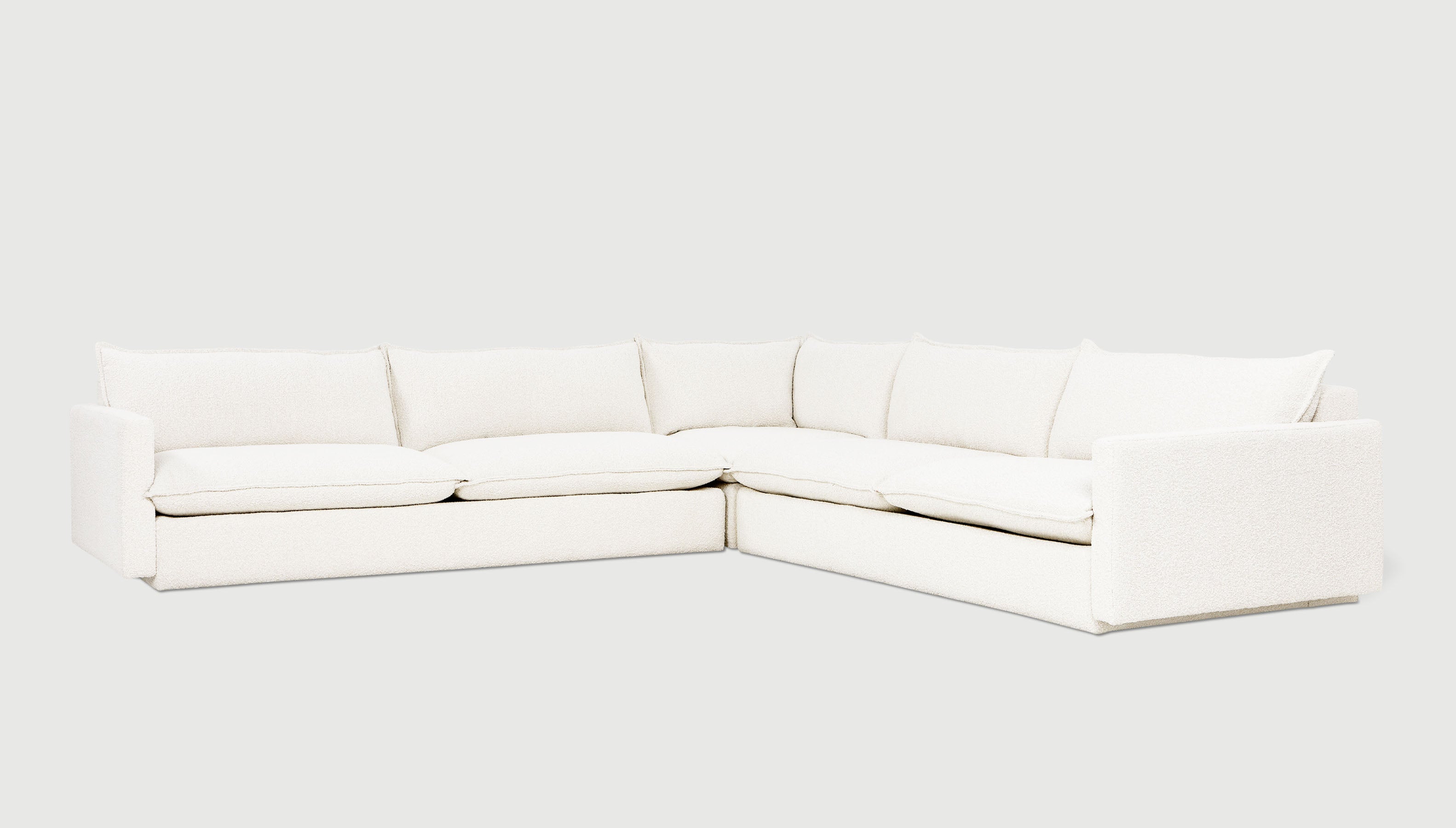 Sola Bi-Sectional Sectional Gus* Four Hands, Mid Century Modern Furniture, Old Bones Furniture Company, Old Bones Co, Modern Mid Century, Designer Furniture, https://www.oldbonesco.com/