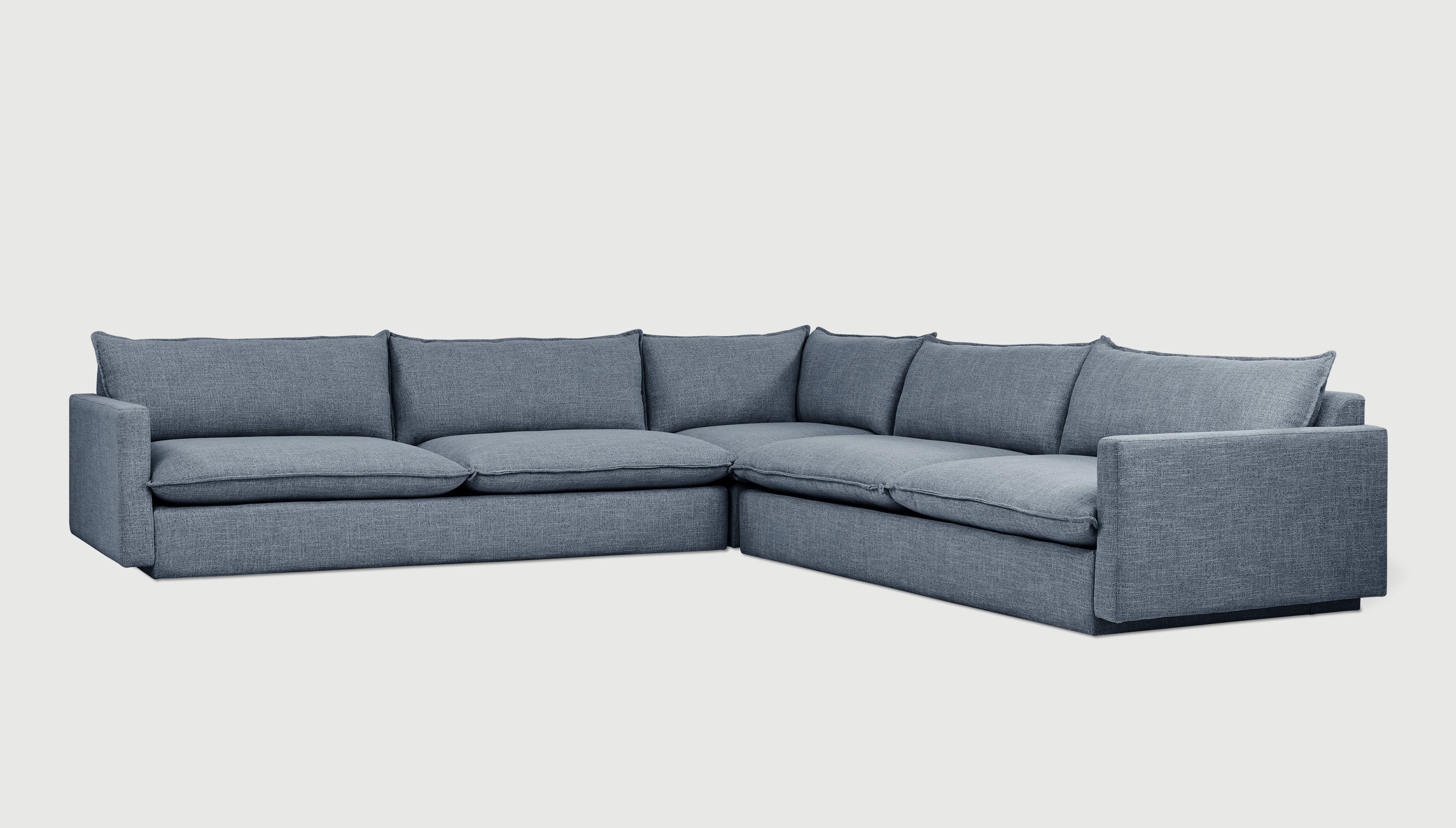 Sola Bi-Sectional Sectional Gus* Four Hands, Mid Century Modern Furniture, Old Bones Furniture Company, Old Bones Co, Modern Mid Century, Designer Furniture, https://www.oldbonesco.com/