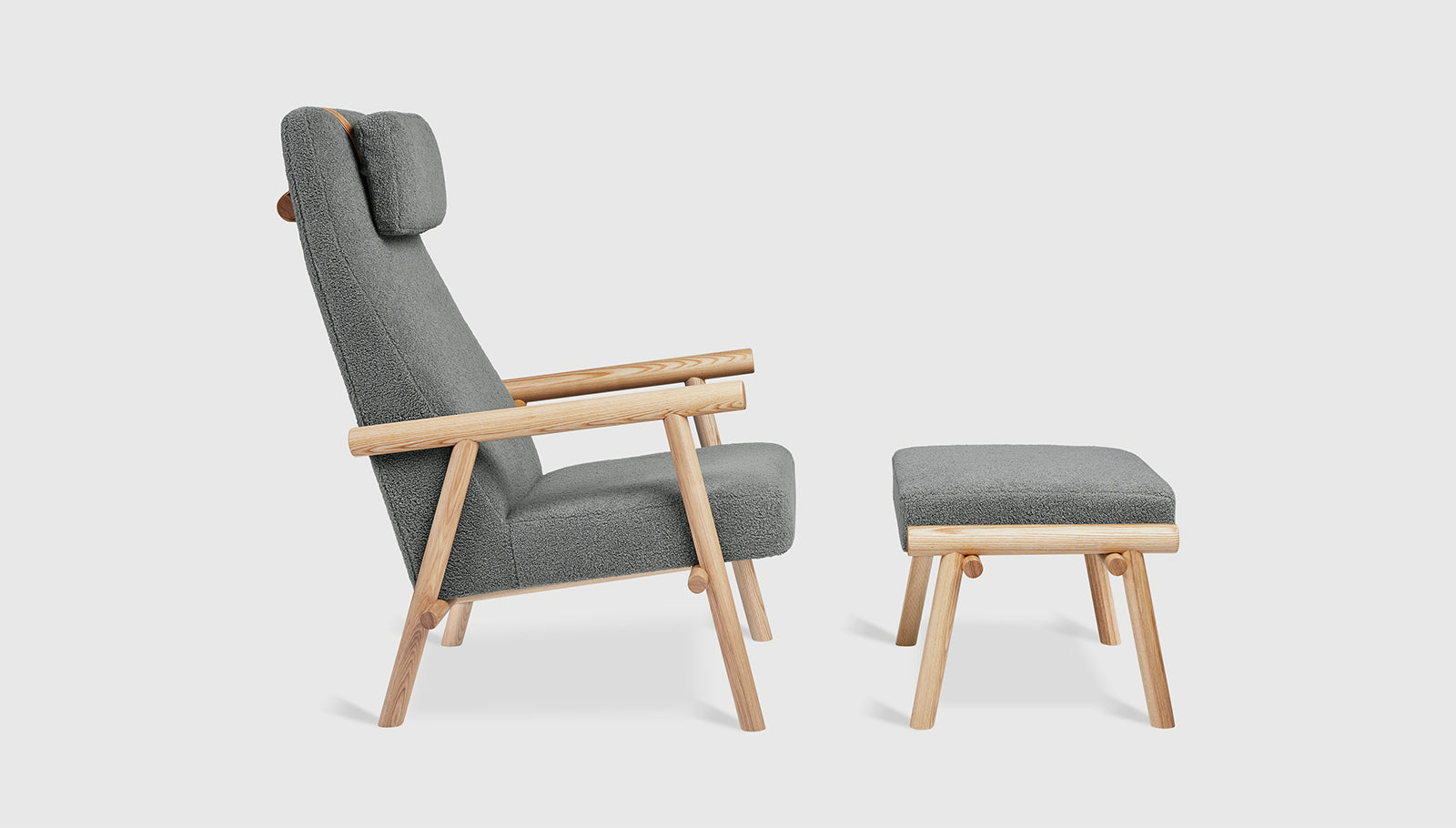 Labrador Chair & Ottoman Chair Gus* Four Hands, Mid Century Modern Furniture, Old Bones Furniture Company, Old Bones Co, Modern Mid Century, Designer Furniture, https://www.oldbonesco.com/