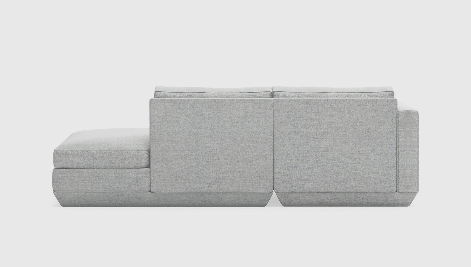 Podium Modular 2PC Lounge Lounge Sofa Gus* Four Hands, Mid Century Modern Furniture, Old Bones Furniture Company, Old Bones Co, Modern Mid Century, Designer Furniture, https://www.oldbonesco.com/