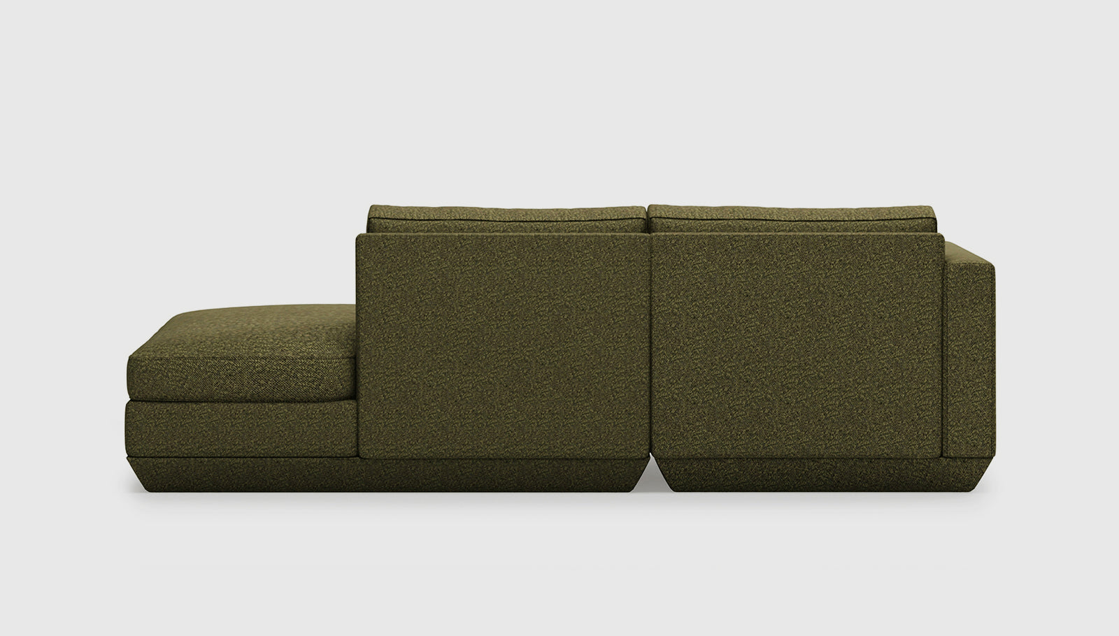Podium Modular 2PC Lounge Lounge Sofa Gus* Four Hands, Mid Century Modern Furniture, Old Bones Furniture Company, Old Bones Co, Modern Mid Century, Designer Furniture, https://www.oldbonesco.com/