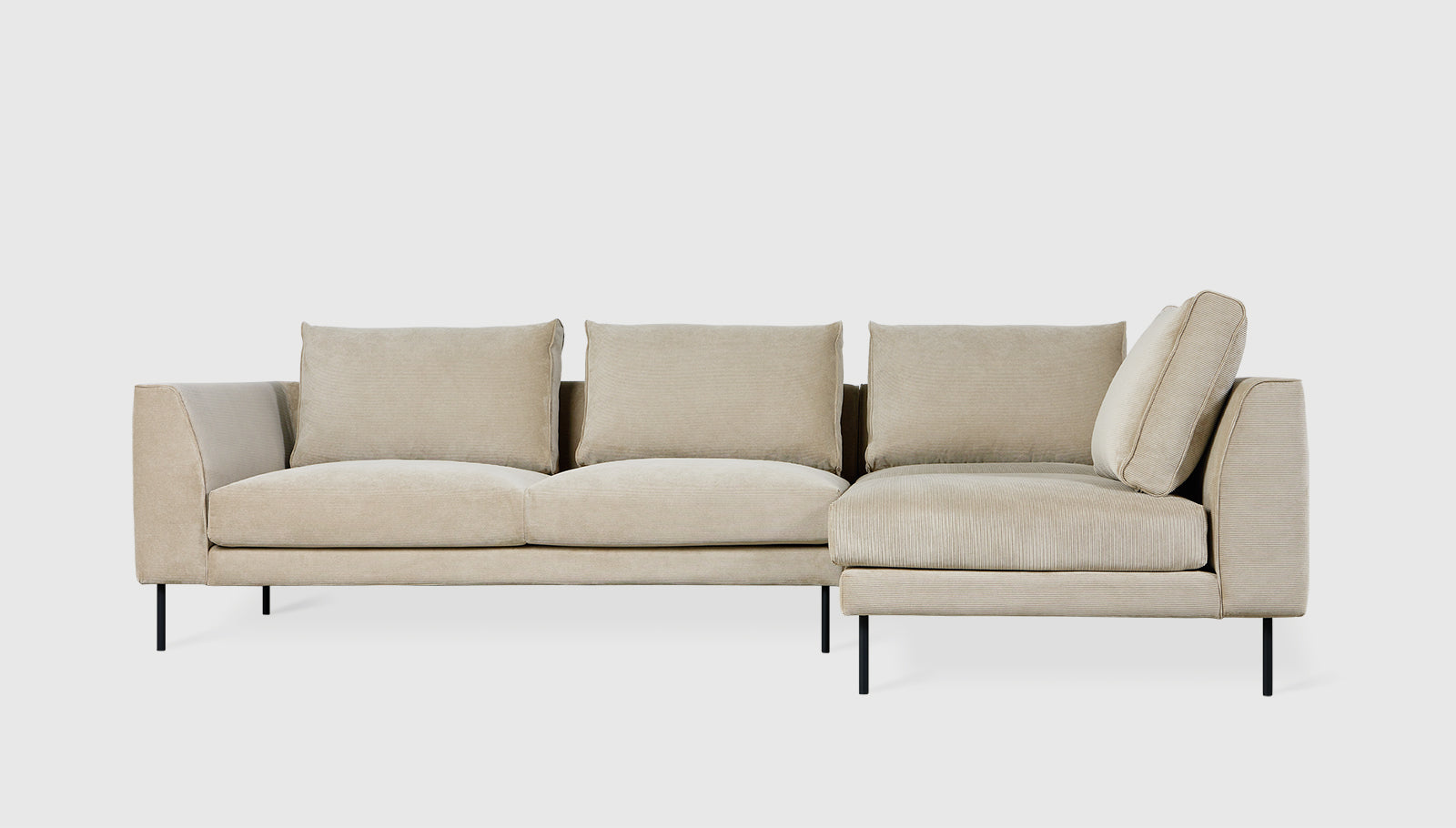 Renfrew Sectional Sectional Sofa Gus* Four Hands, Mid Century Modern Furniture, Old Bones Furniture Company, Old Bones Co, Modern Mid Century, Designer Furniture, https://www.oldbonesco.com/