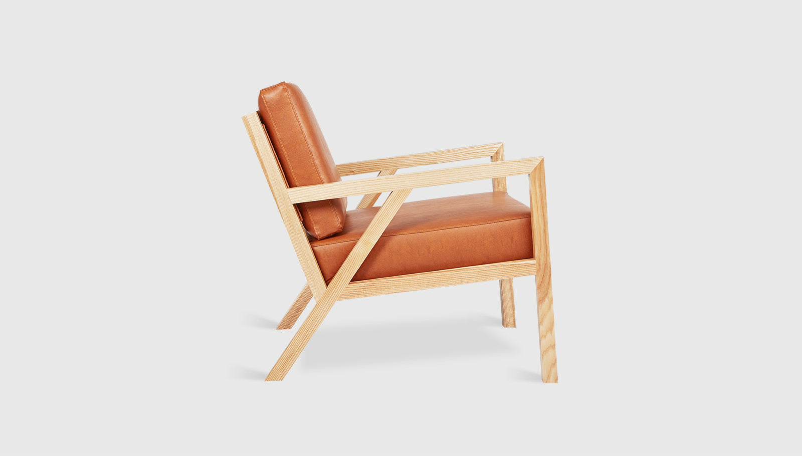 Truss Chair Vegan Appleskin Leather CognacBraden Chairs Gus* Vegan Appleskin Leather Cognac Four Hands, Mid Century Modern Furniture, Old Bones Furniture Company, Old Bones Co, Modern Mid Century, Designer Furniture, https://www.oldbonesco.com/