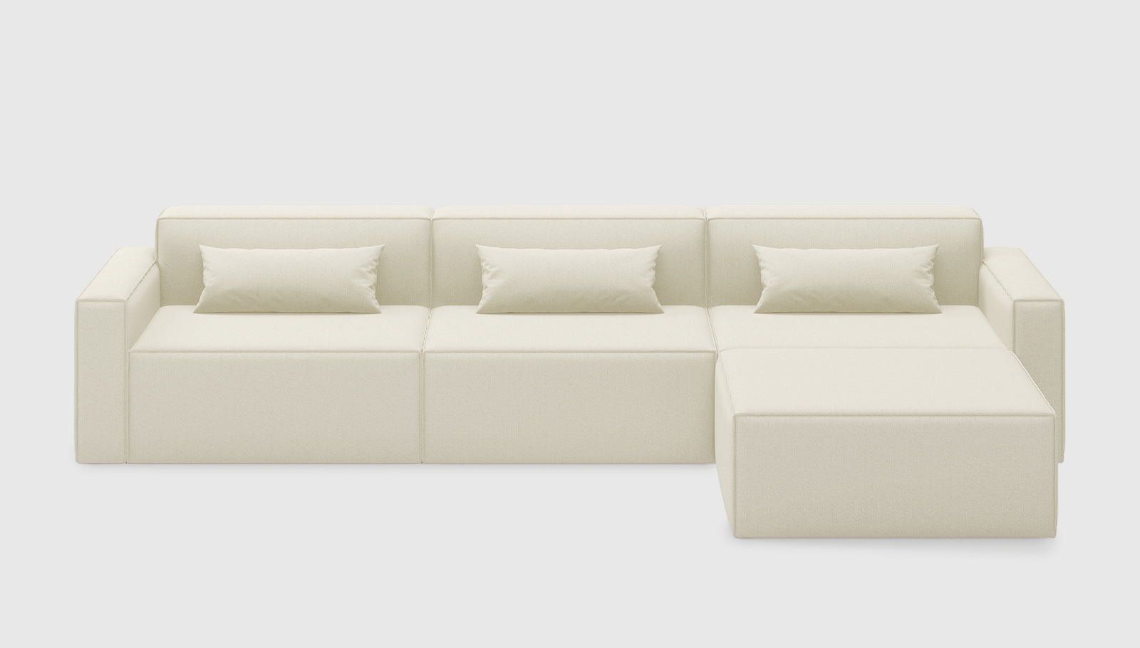 Mix Modular 4-PC Sectional Sectional Gus* Four Hands, Mid Century Modern Furniture, Old Bones Furniture Company, Old Bones Co, Modern Mid Century, Designer Furniture, https://www.oldbonesco.com/