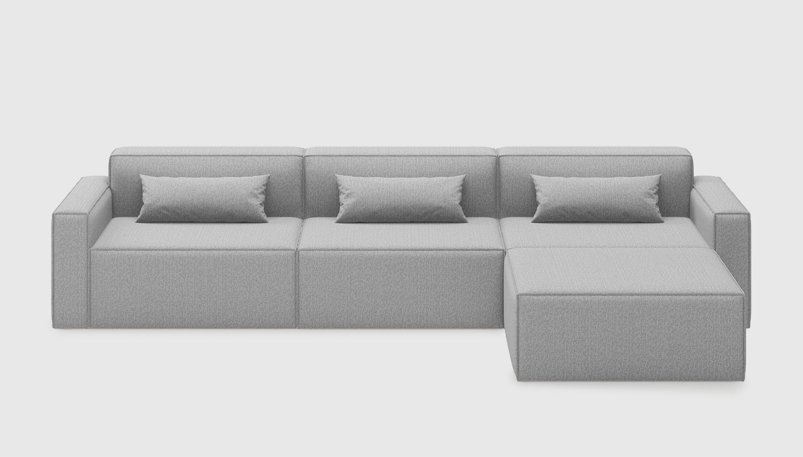 Mix Modular 4-PC Sectional Sectional Gus* Four Hands, Mid Century Modern Furniture, Old Bones Furniture Company, Old Bones Co, Modern Mid Century, Designer Furniture, https://www.oldbonesco.com/
