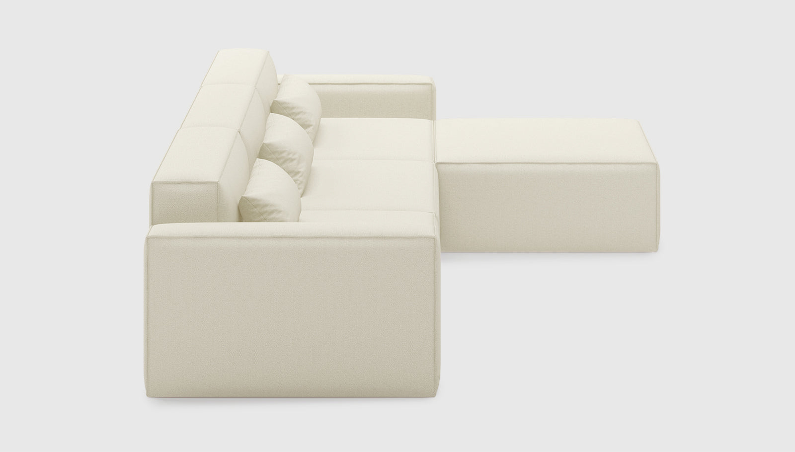 Mix Modular 4-PC Sectional Sectional Gus* Four Hands, Mid Century Modern Furniture, Old Bones Furniture Company, Old Bones Co, Modern Mid Century, Designer Furniture, https://www.oldbonesco.com/