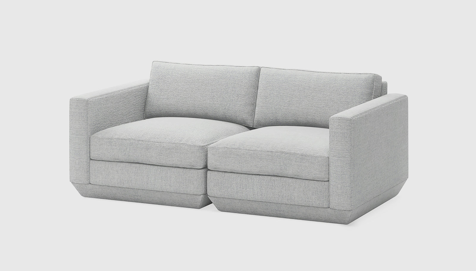 Podium Modular 2PC Sofa Sofa Gus* Four Hands, Mid Century Modern Furniture, Old Bones Furniture Company, Old Bones Co, Modern Mid Century, Designer Furniture, https://www.oldbonesco.com/