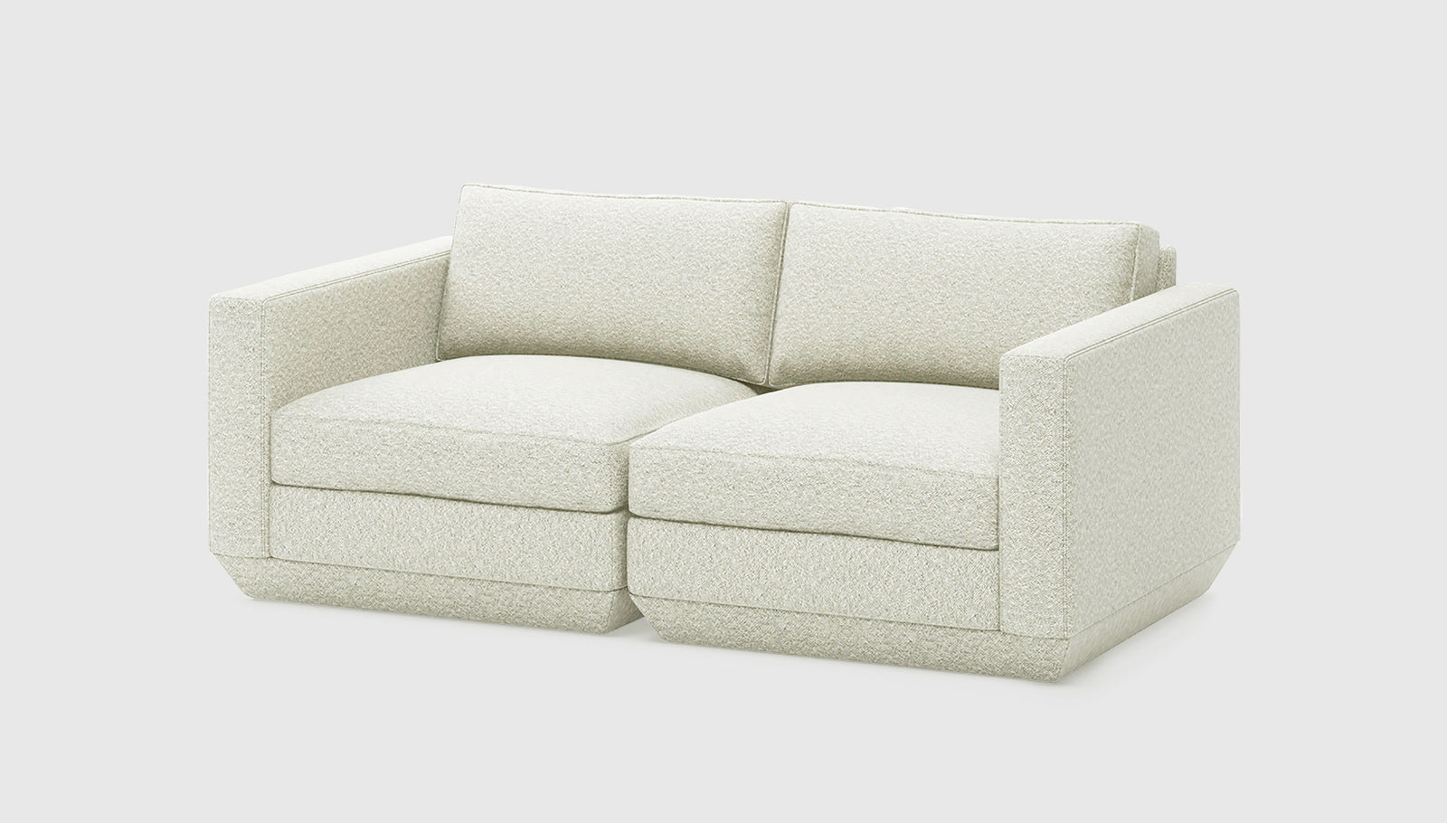 Podium Modular 2PC Sofa Sofa Gus* Four Hands, Mid Century Modern Furniture, Old Bones Furniture Company, Old Bones Co, Modern Mid Century, Designer Furniture, https://www.oldbonesco.com/