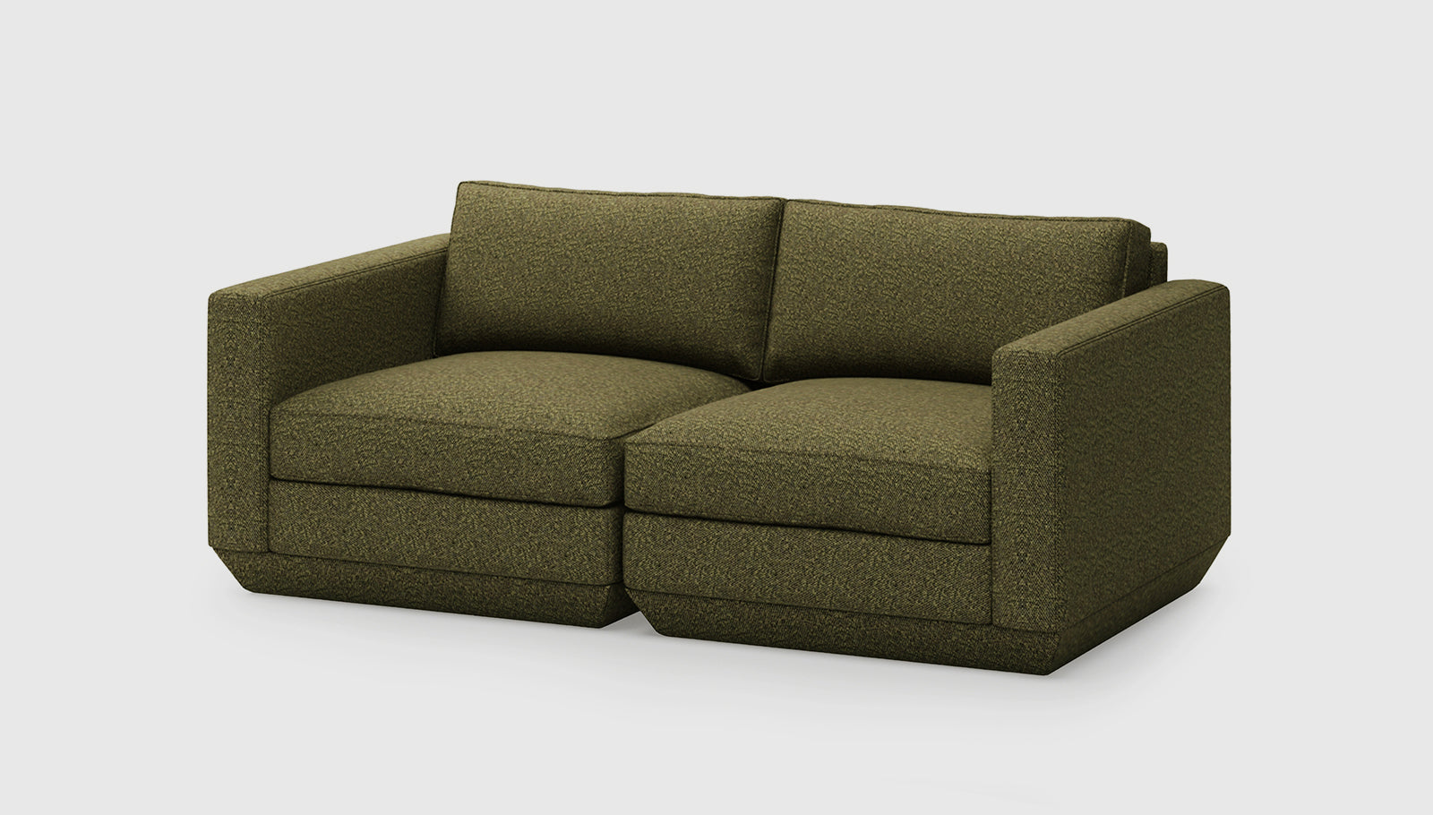 Podium Modular 2PC Sofa Sofa Gus* Four Hands, Mid Century Modern Furniture, Old Bones Furniture Company, Old Bones Co, Modern Mid Century, Designer Furniture, https://www.oldbonesco.com/