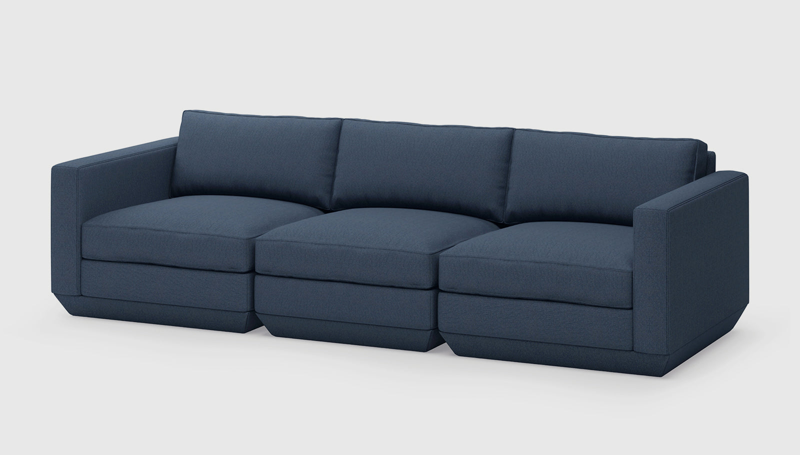 Podium Modular 3PC Sofa Sofa Gus* Four Hands, Mid Century Modern Furniture, Old Bones Furniture Company, Old Bones Co, Modern Mid Century, Designer Furniture, https://www.oldbonesco.com/