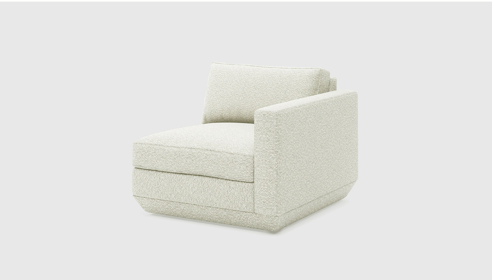 Podium Modular Arm Right Sofa Gus* Four Hands, Mid Century Modern Furniture, Old Bones Furniture Company, Old Bones Co, Modern Mid Century, Designer Furniture, https://www.oldbonesco.com/