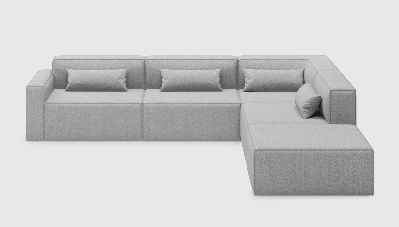 Mix Modular 5-PC Sectional Sectional Gus* Four Hands, Mid Century Modern Furniture, Old Bones Furniture Company, Old Bones Co, Modern Mid Century, Designer Furniture, https://www.oldbonesco.com/