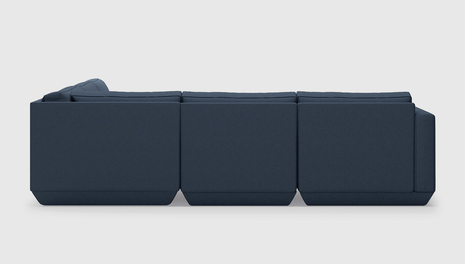 Podium Modular 5PC Corner Sectional Sectionals Gus* Four Hands, Mid Century Modern Furniture, Old Bones Furniture Company, Old Bones Co, Modern Mid Century, Designer Furniture, https://www.oldbonesco.com/